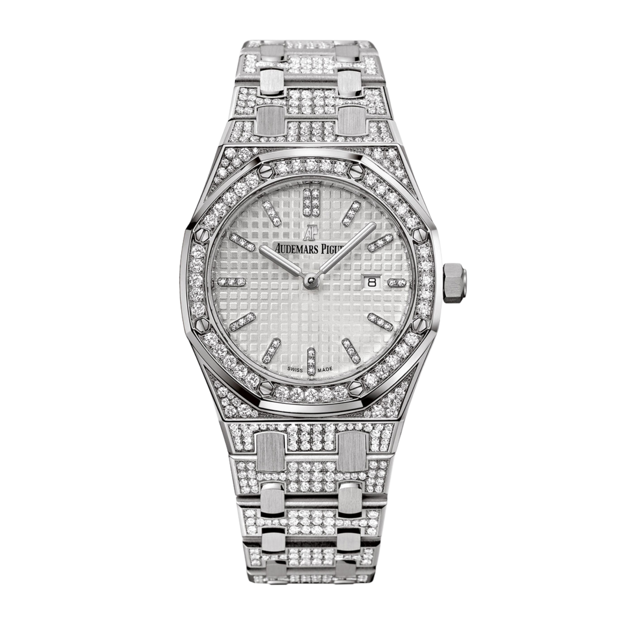 Royal Oak White Gold Diamond Paved Dial 33mm Product Image