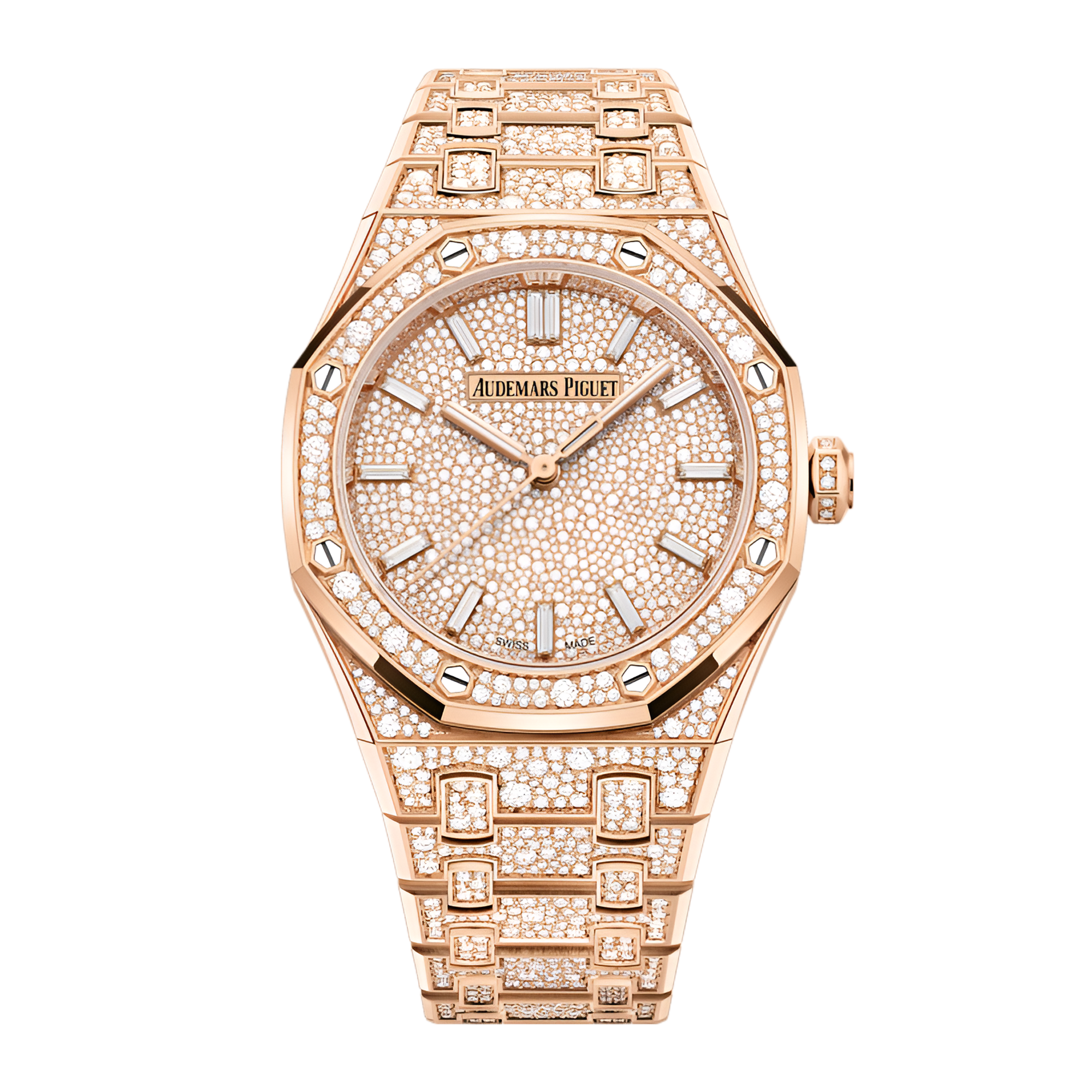 Royal Oak Rose Gold Diamond Pave Dial 34mm Product Image