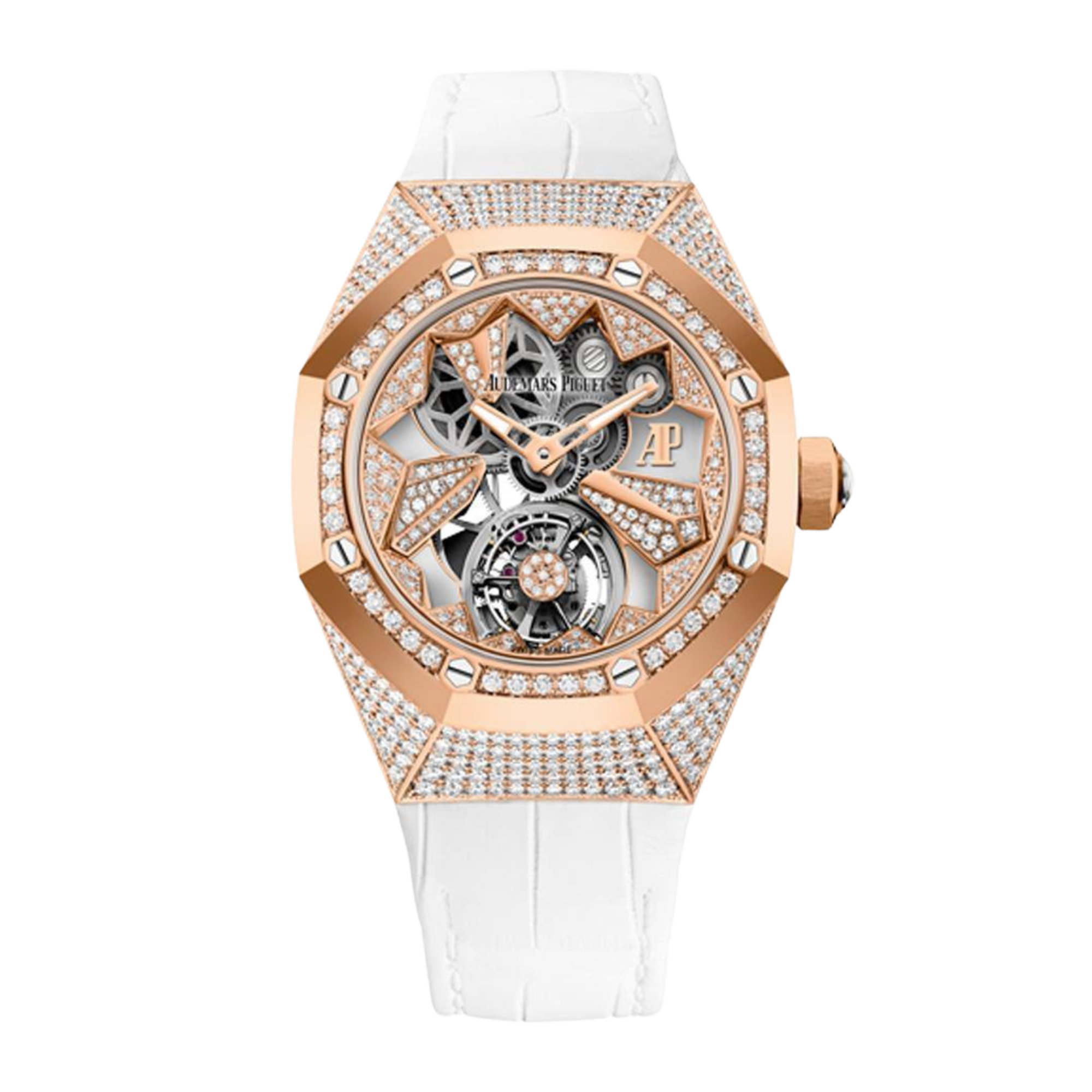 Royal Oak Concept Flying Tourbillon Rose Gold Diamond Skeleton Dial 38mm Product Image