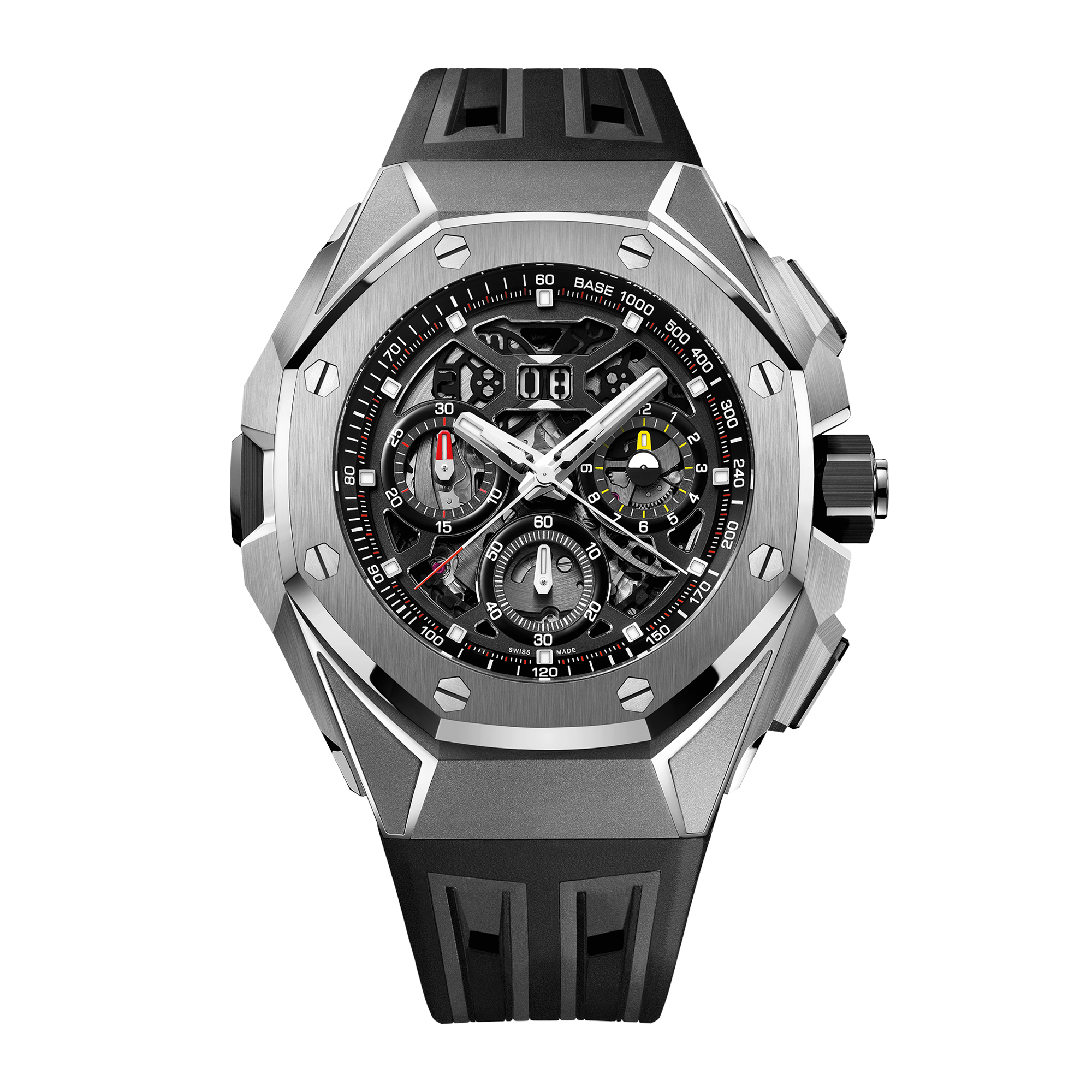 Royal Oak Concept Split Second Chronograh GMT Date Titanium Ceramic Skeleton Dial 43mm Product Image