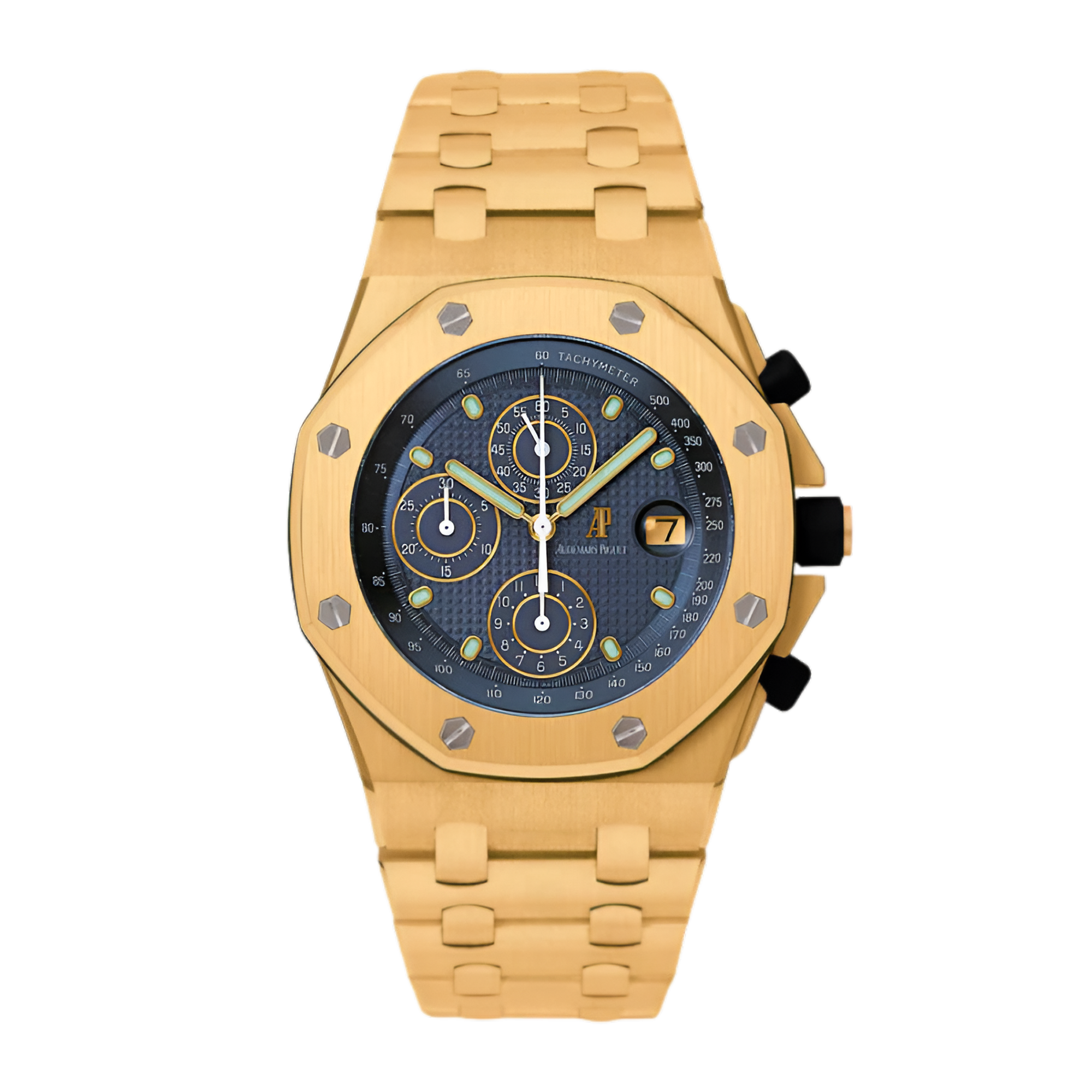 Royal Oak Offshore Chronograph Yellow Gold Blue Dial 42mm Product Image