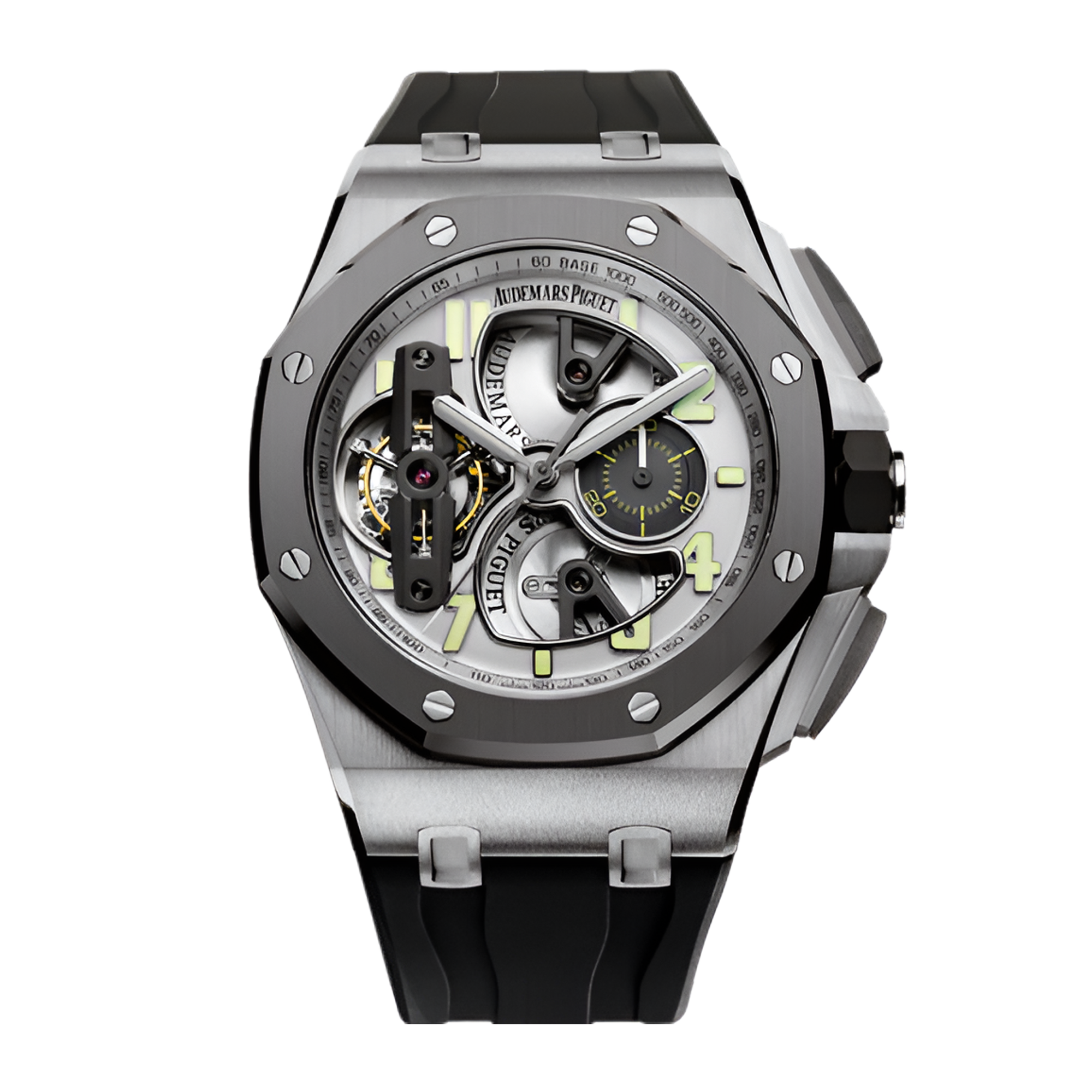 Royal Oak Offshore Tourbillon Chronograph Titanium Silver Dial 44mm Product Image