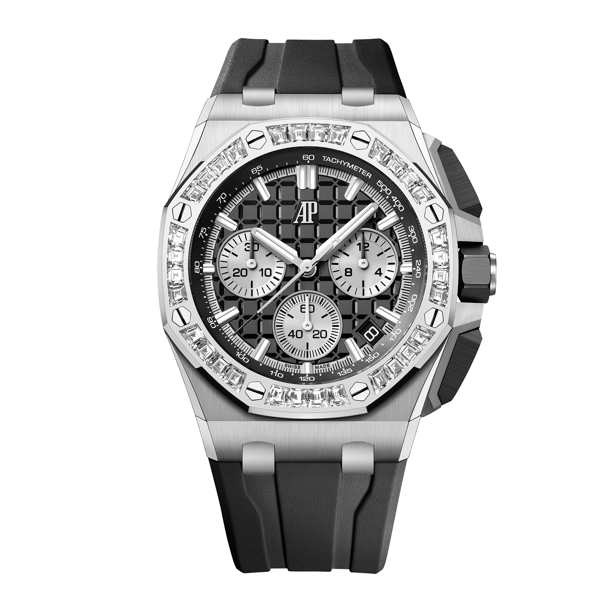 Royal Oak Offshore White Gold Diamond Black Dial 43mm Product Image
