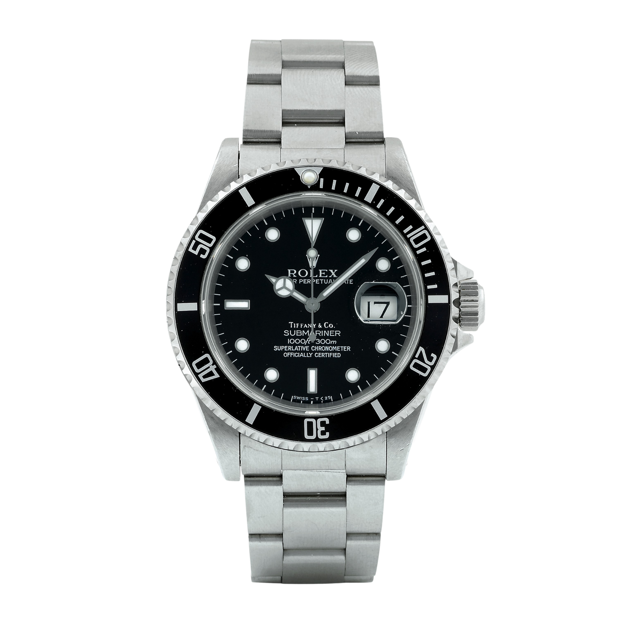 Submariner Date Tritium Tiffany Steel Black Dial 40mm Product Image