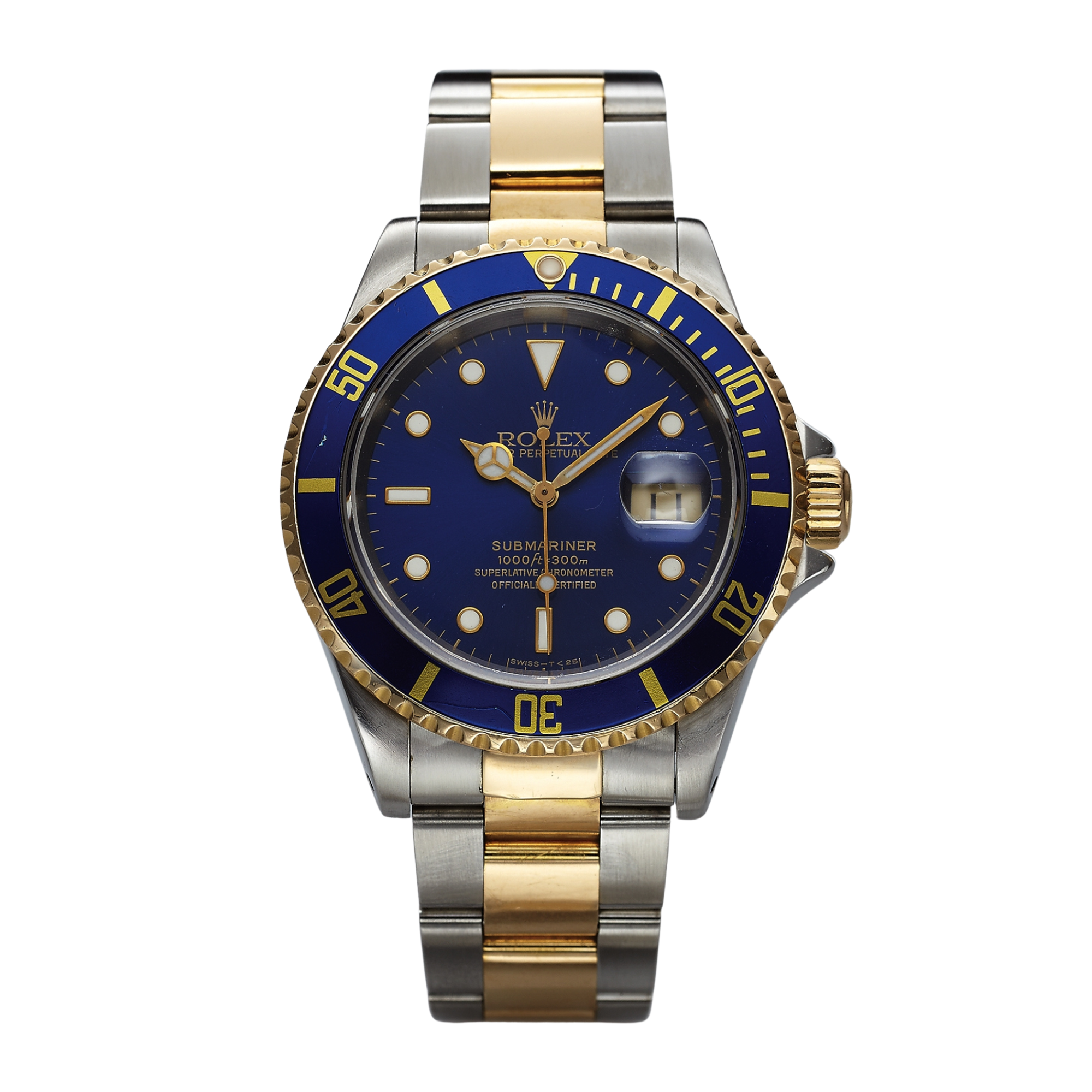 Submariner Date "Blue Tritium" Yellow Gold & Steel Blue Dial 40mm Product Image