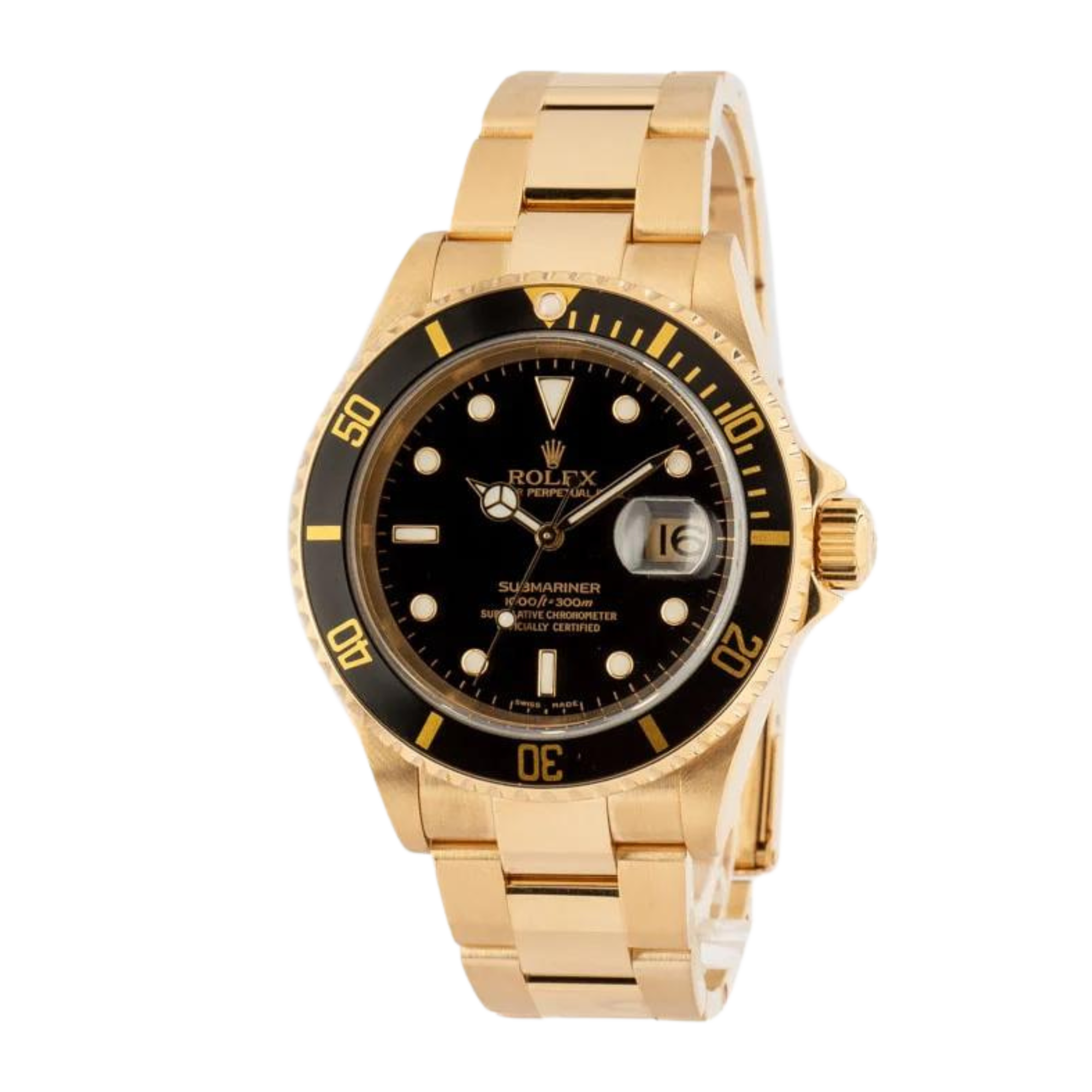 Submariner  Date "Black SuperLuminova" Yellow Gold Black Dial 40mm Product Image