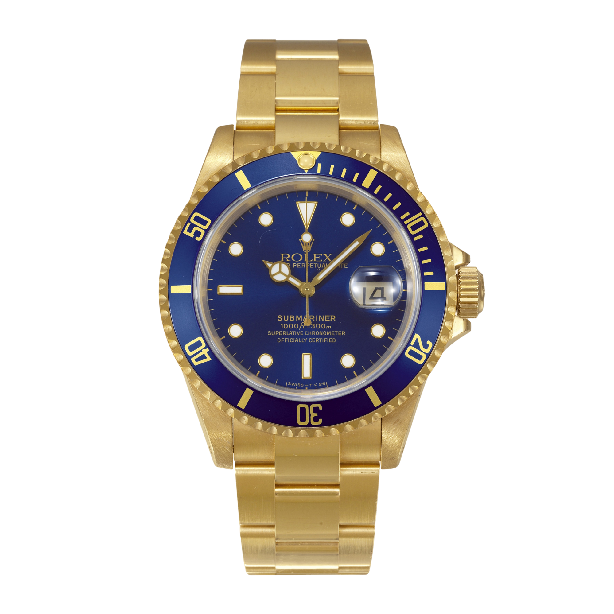 Submariner Date "Blue Tritium" Yellow Gold Blue Dial 41mm Product Image