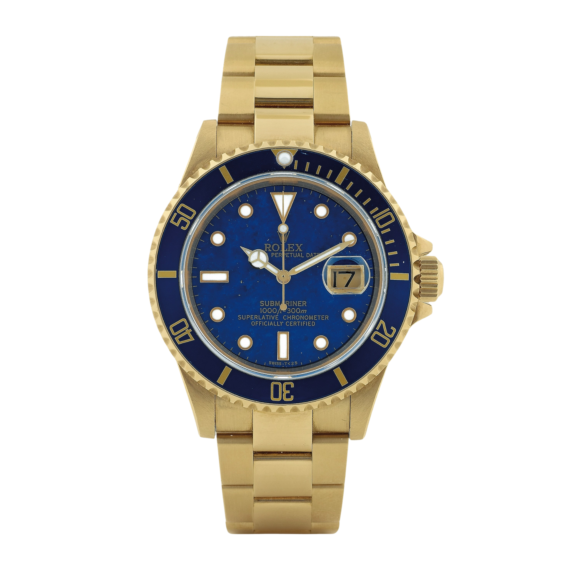 Submariner Date "Lapiz" Yellow Gold Blue Dial 40mm Product Image