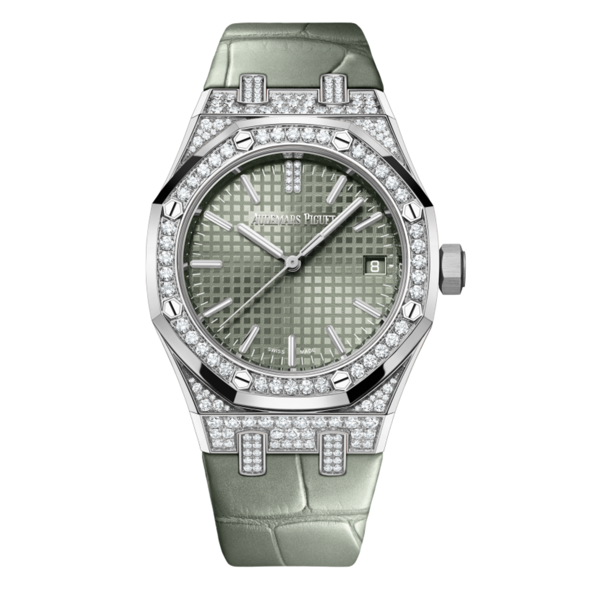 Royal Oak Selfwinding White Gold Diamond Green Dial 37mm Product Image