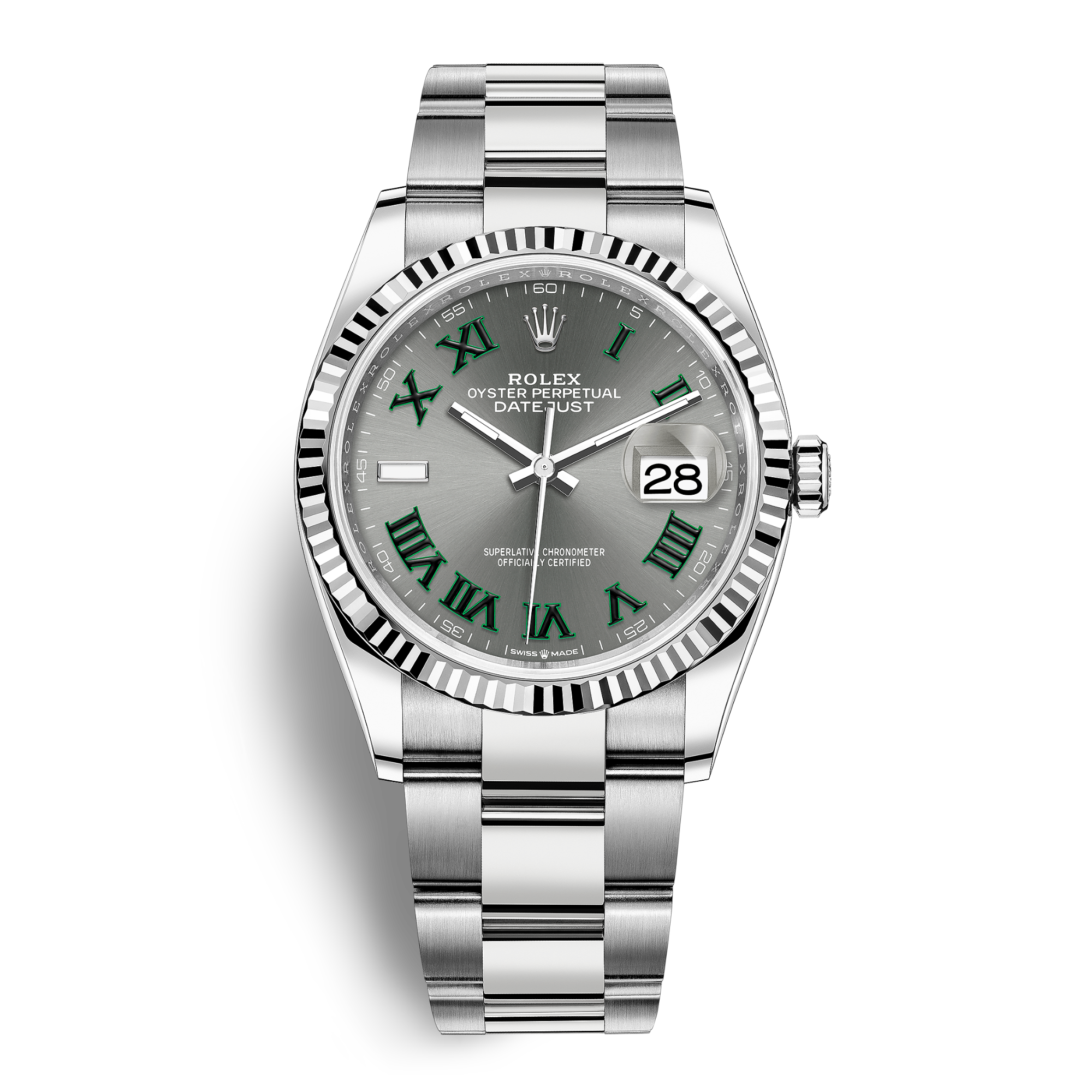 Datejust "Wimbledon" Steel Grey Dial 36mm Product Image