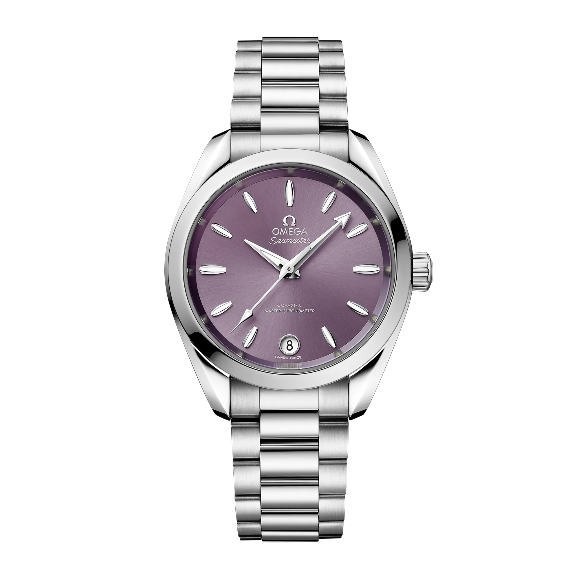 Aqua Terra 34 Stainless Steel Purple Dial Product Image