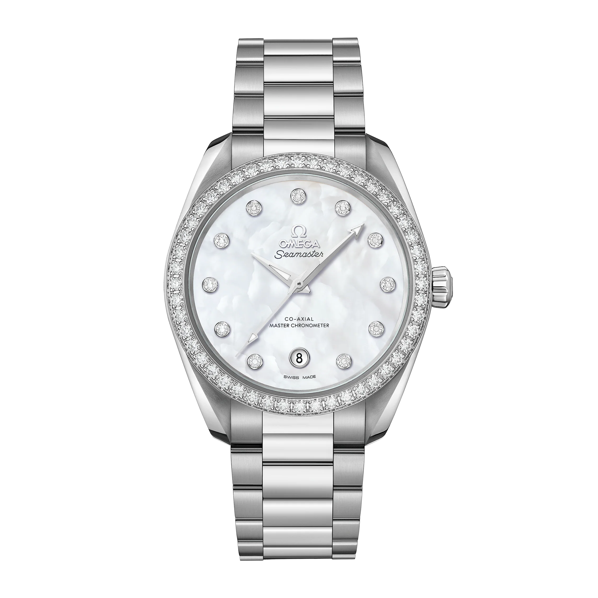 Aqua Terra Steel Diamond Mother Of Pearl Dial Dial 38mm Product Image