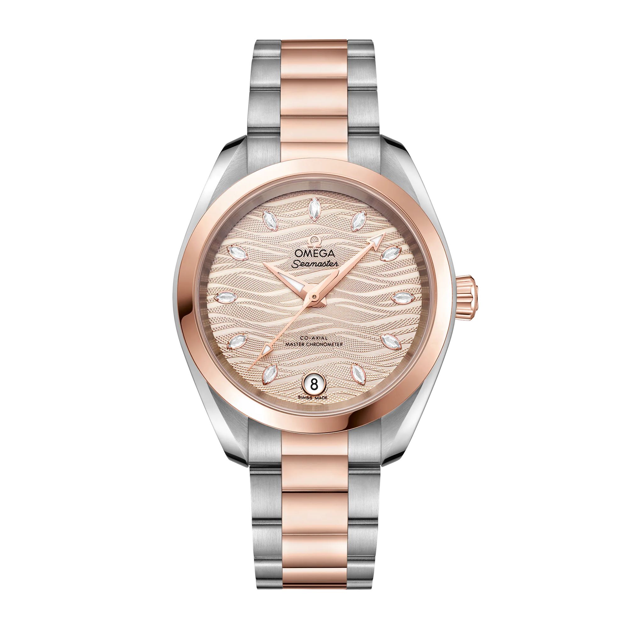Aqua Terra Rose Gold & Steel Rose Dial 34mm Product Image