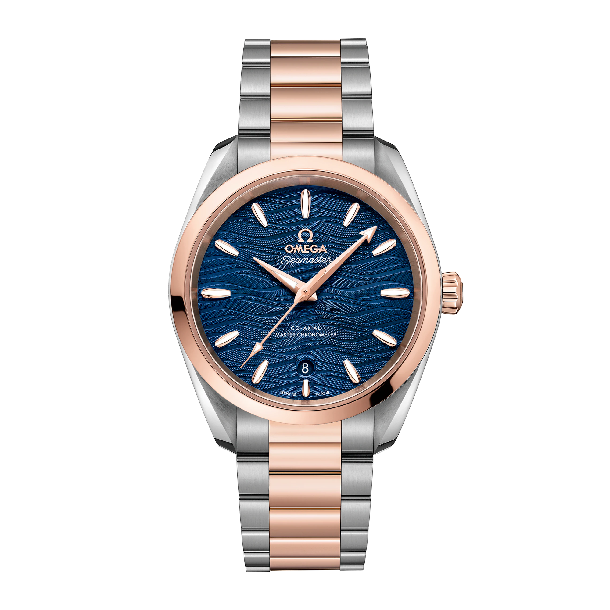Aqua Terra Rose Gold & Steel Blue Dial 38mm Product Image