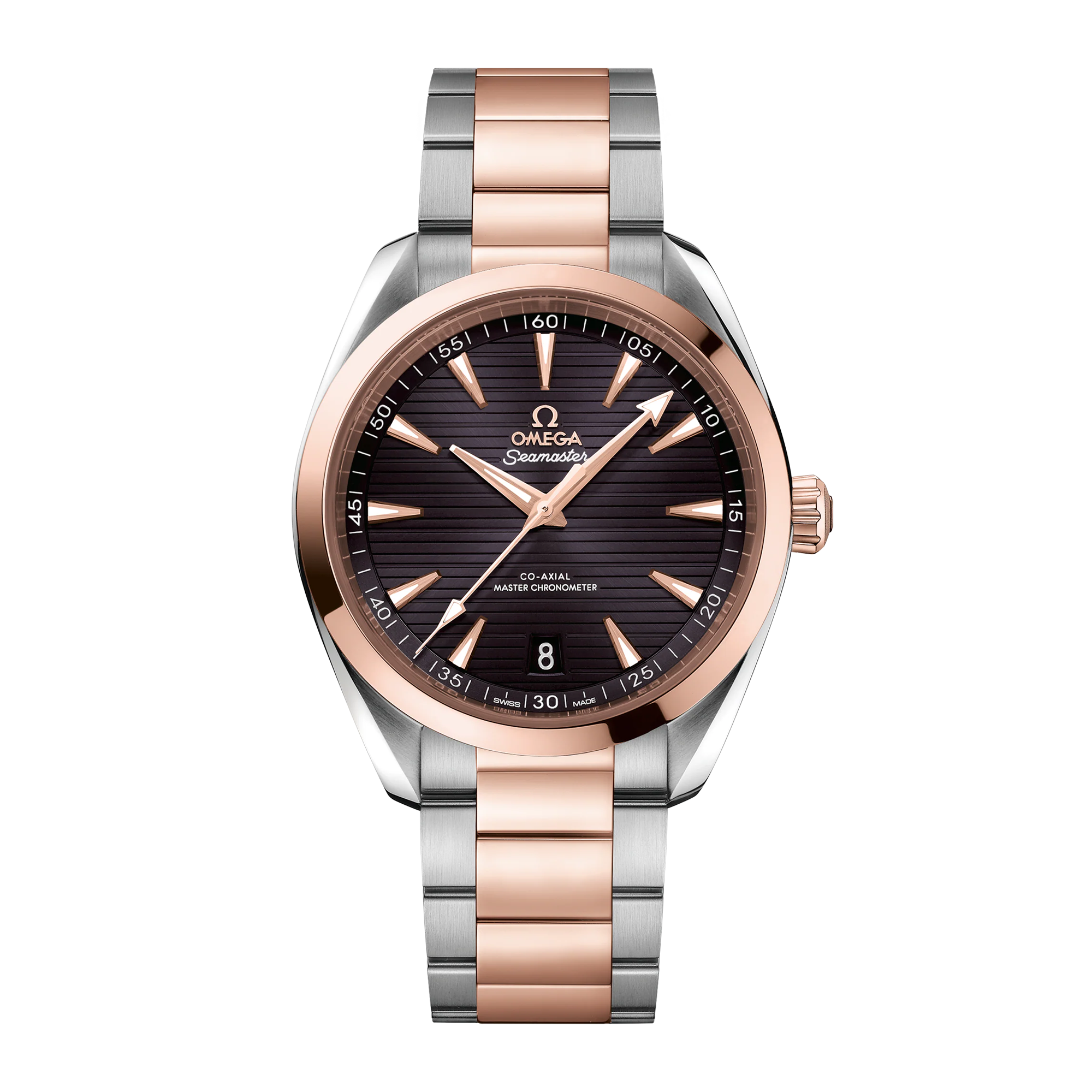Aqua Terra Rose Gold & Steel Grey Dial 41mm Product Image