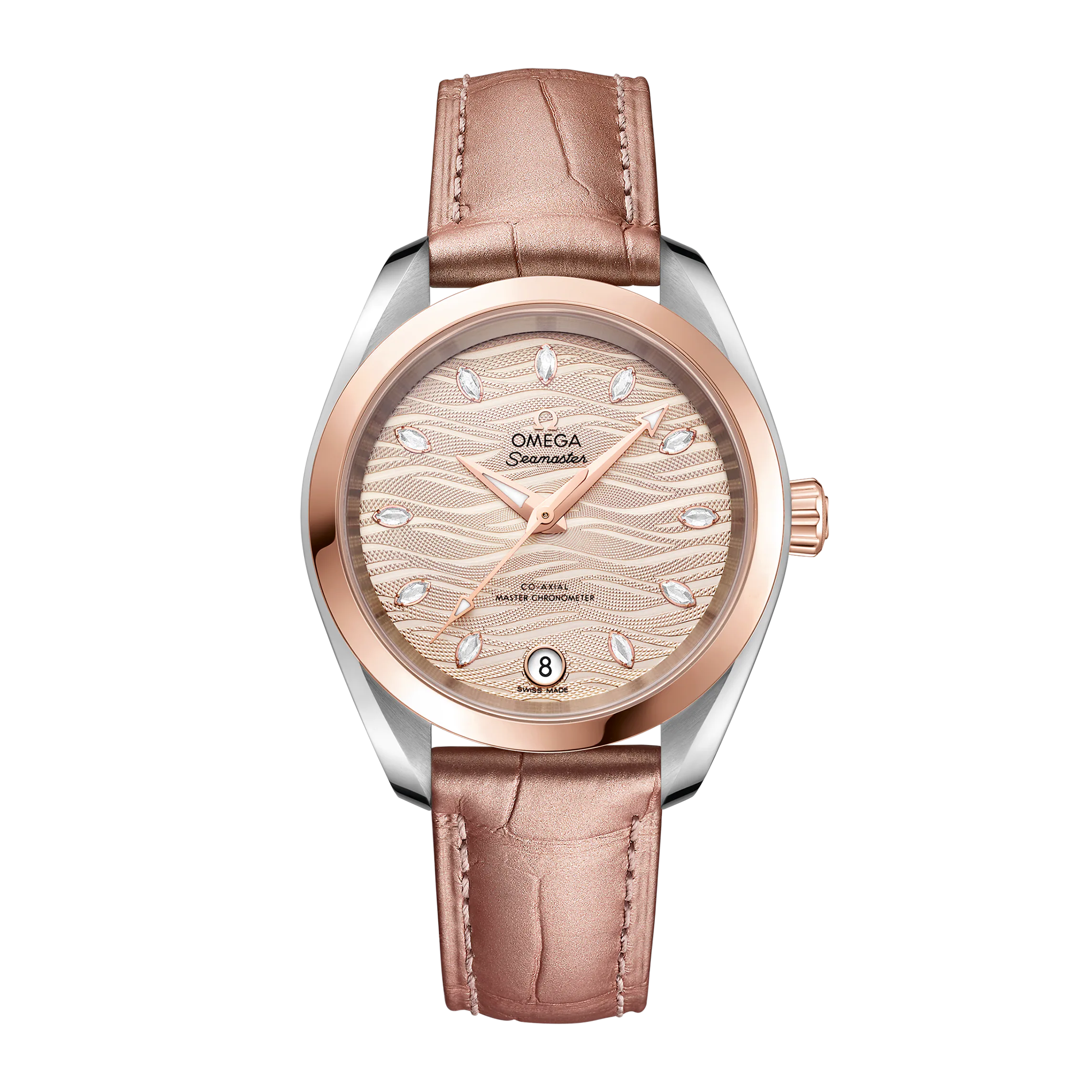 Aqua Terra Rose Gold & Steel Grey Dial 34mm Product Image