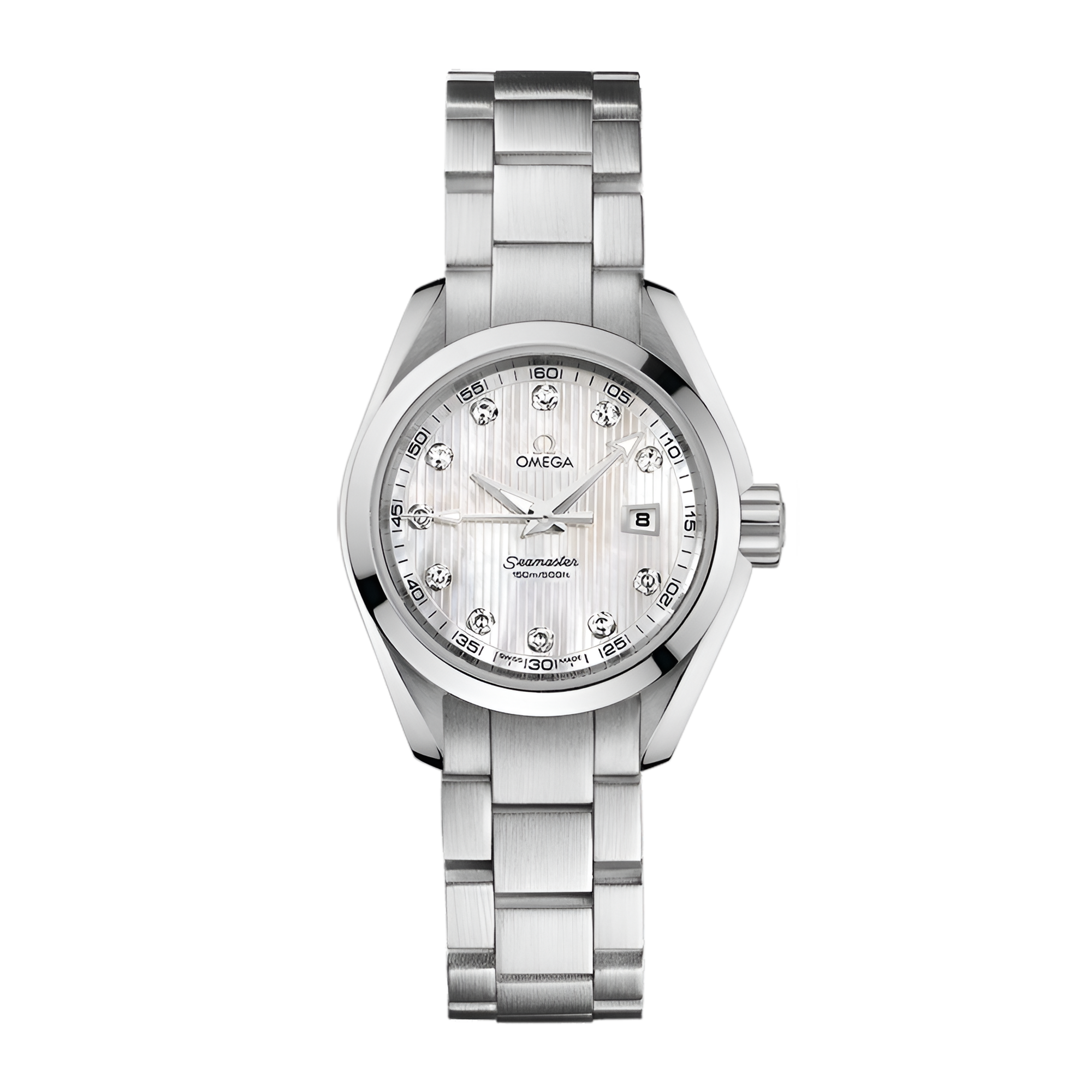 Aqua Terra Quartz Steel White lDial 30mm Product Image