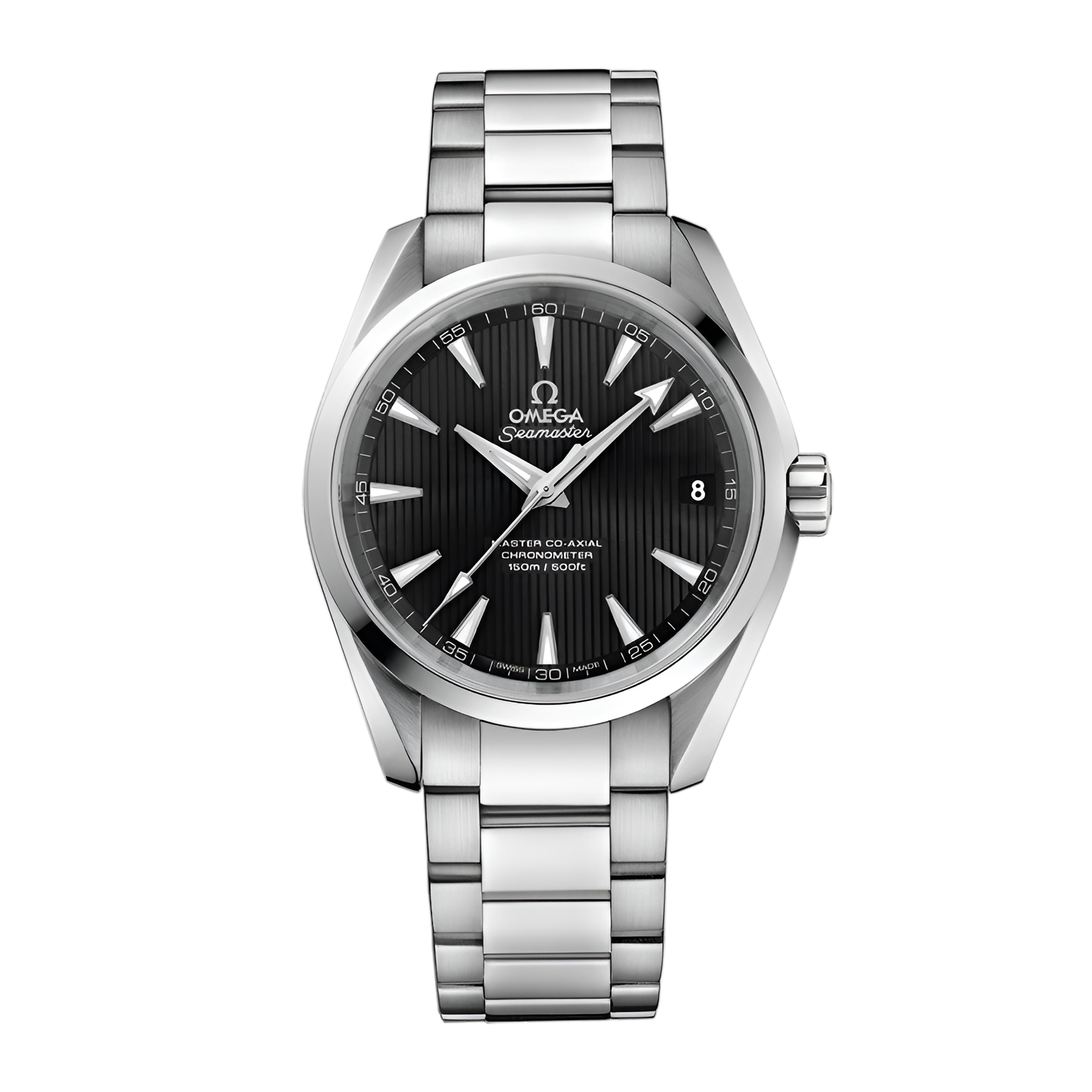 Aqua Terra Steel Black Dial 38mm Product Image