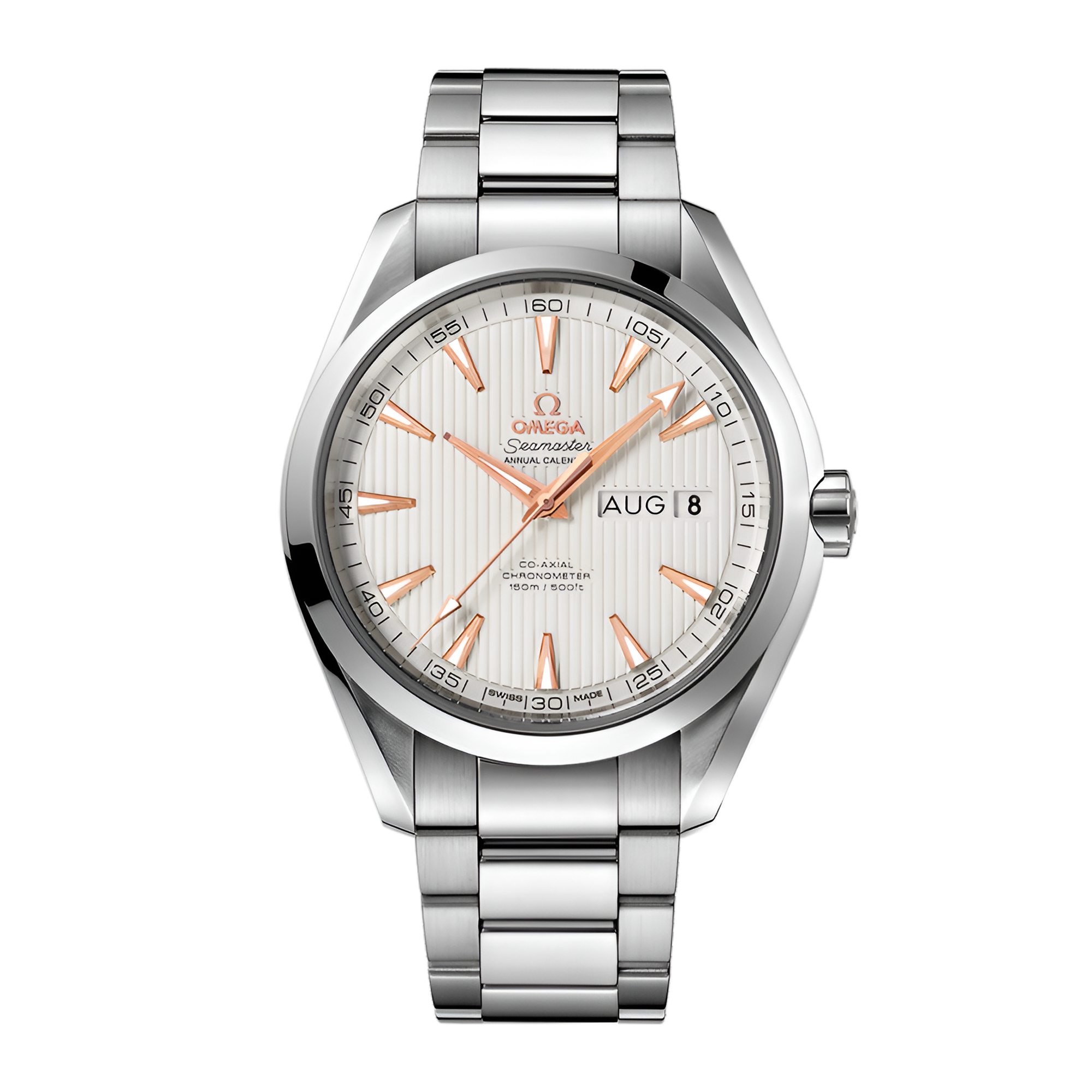 Aqua Terra Annual Calendar Steel Silver Dial 43mm Product Image