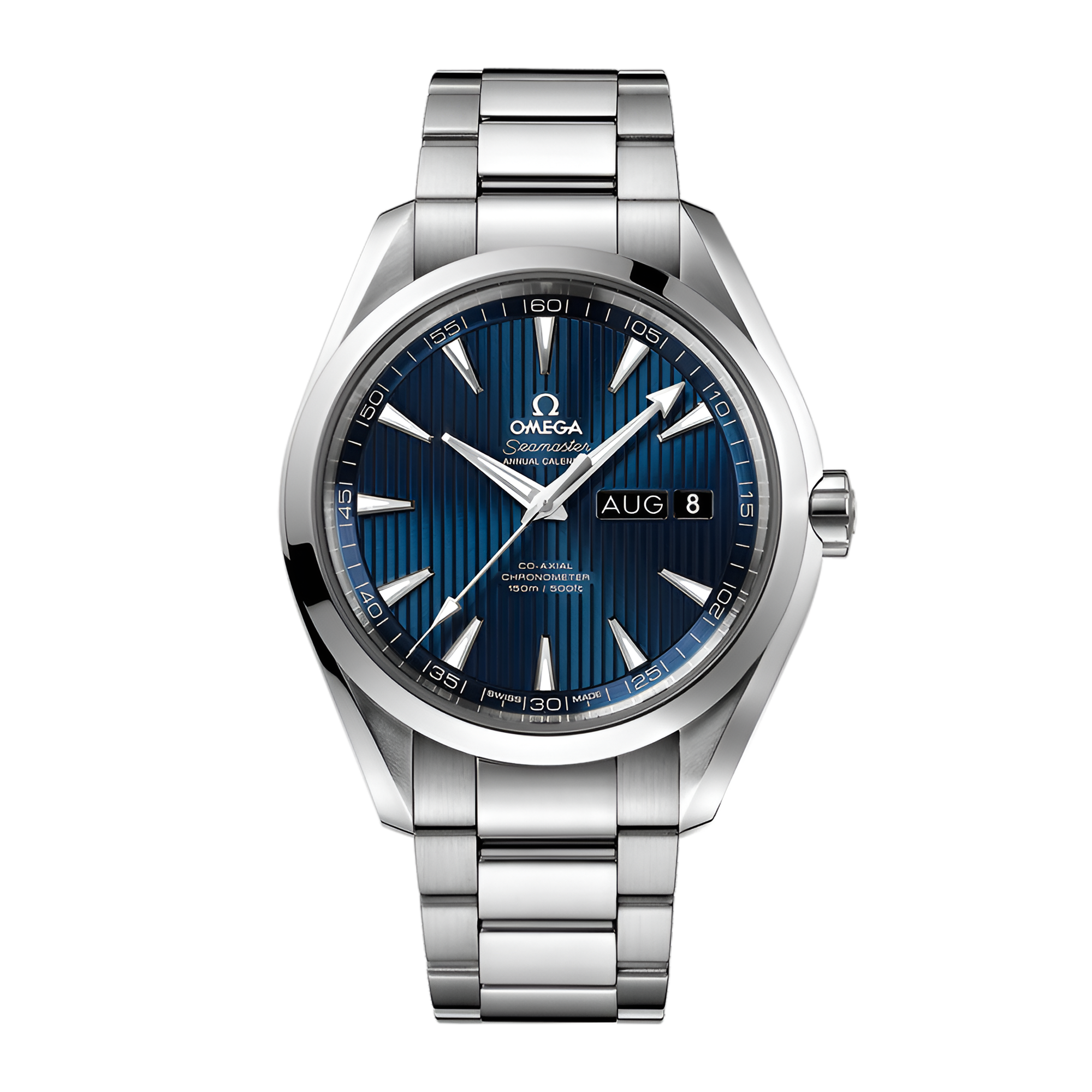 Aqua Terra Annual Calendar Steel Blue Dial 43mm Product Image