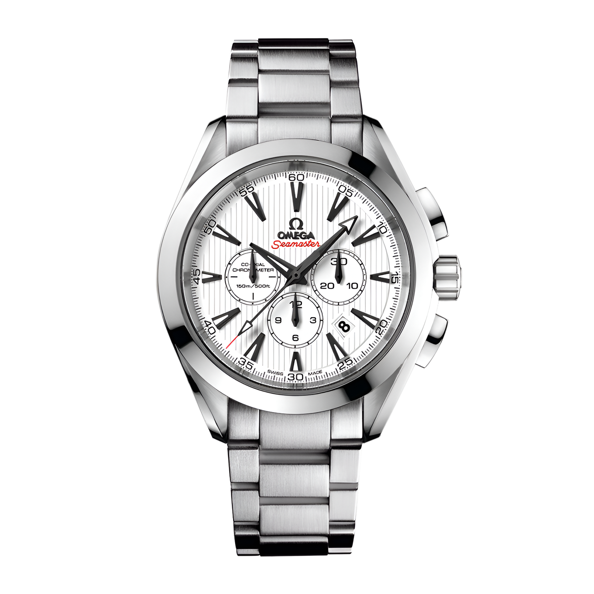 Aqua Terra Chronograph Steel White Dial 44mm Product Image
