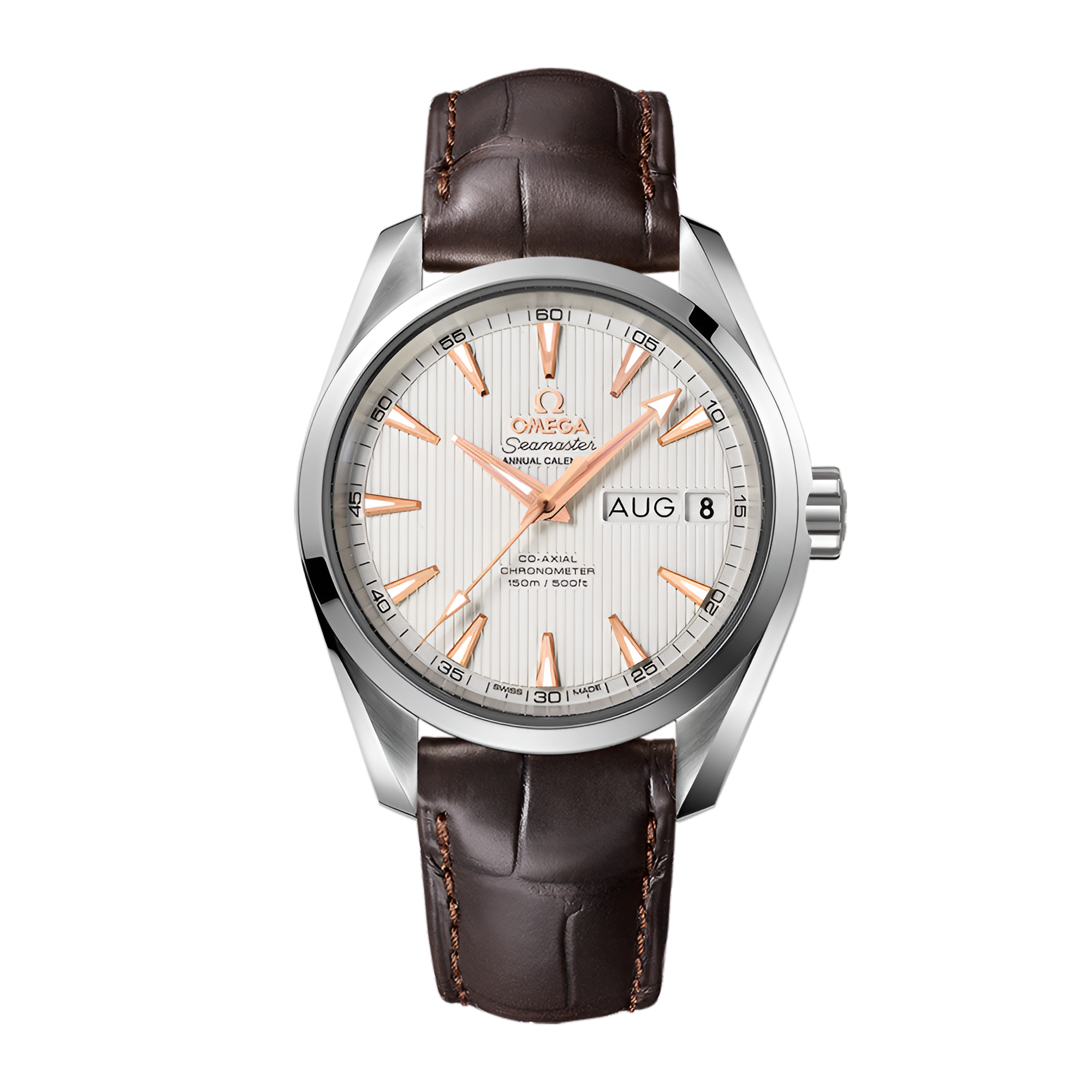 Aqua Terra Annual Calendar Steel Silver Dial 38mm Product Image