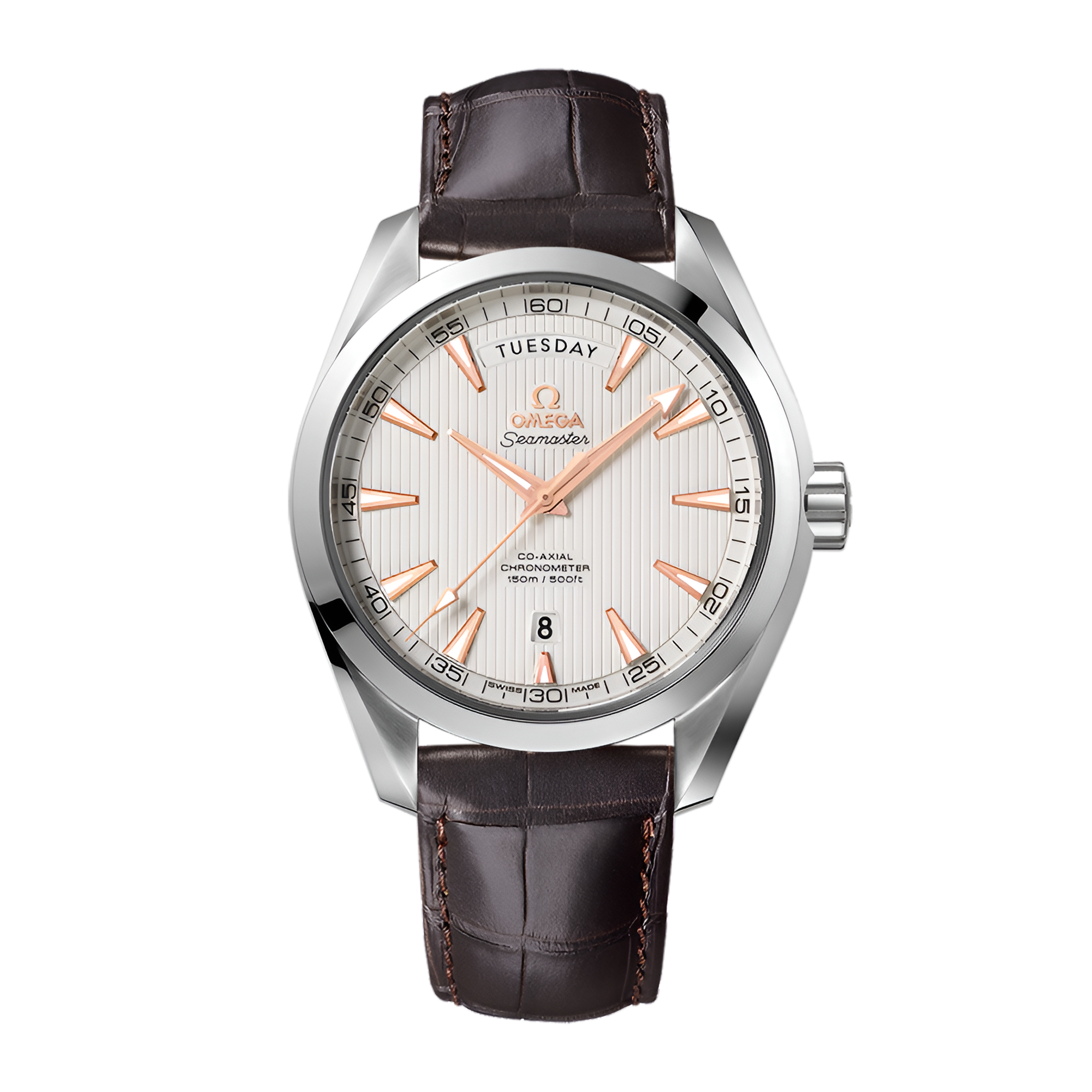 Aqua Terra Day-Date Steel Silver Dial 41mm Product Image