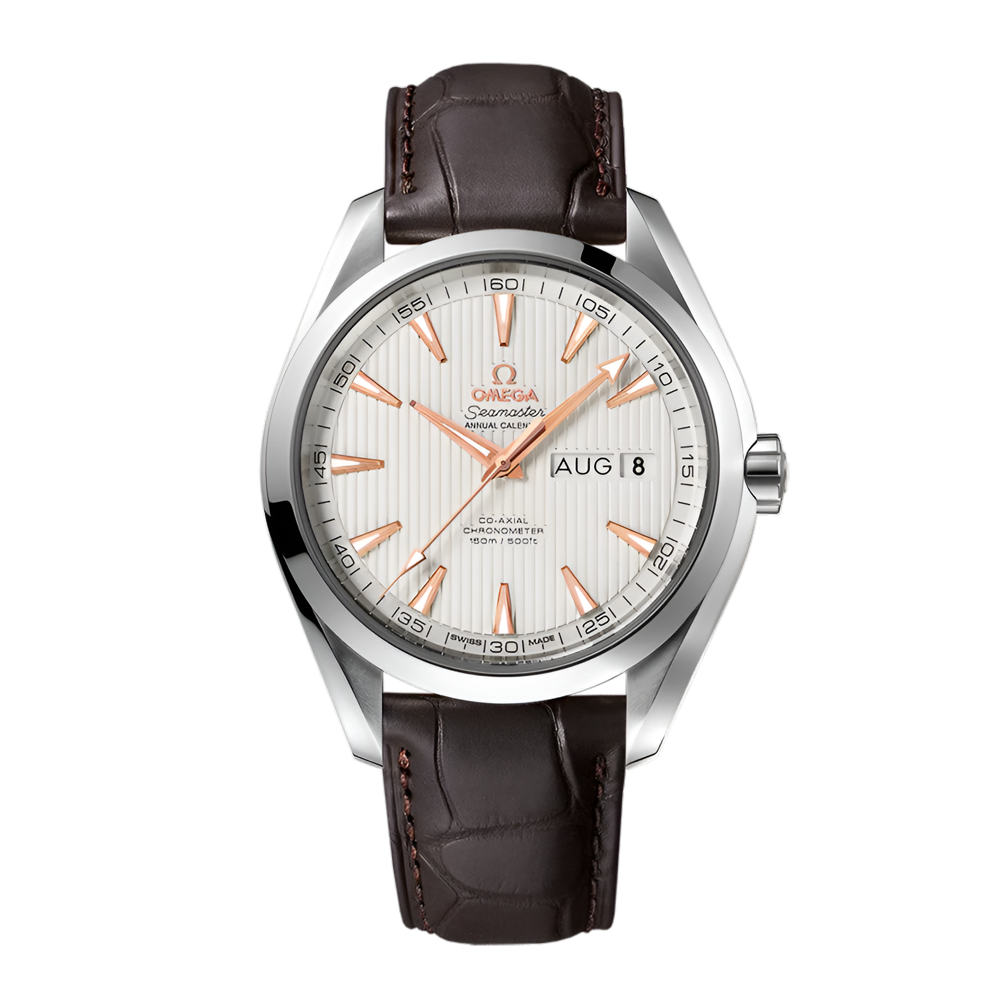 Aqua Terra Annual Calendar Steel Silver Dial 43mm Product Image