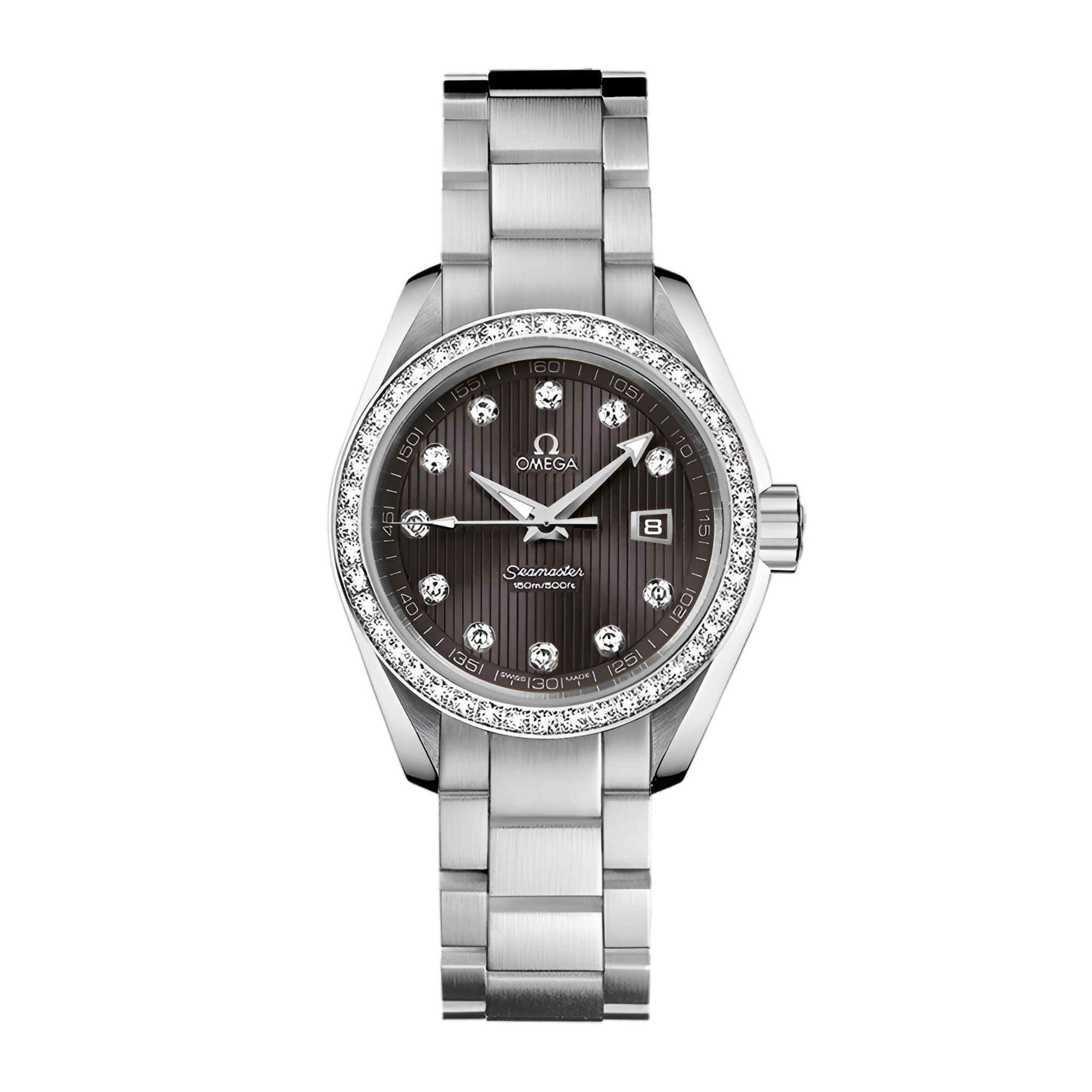 Aqua Terra Steel Diamond Grey Dial 30mm Product Image