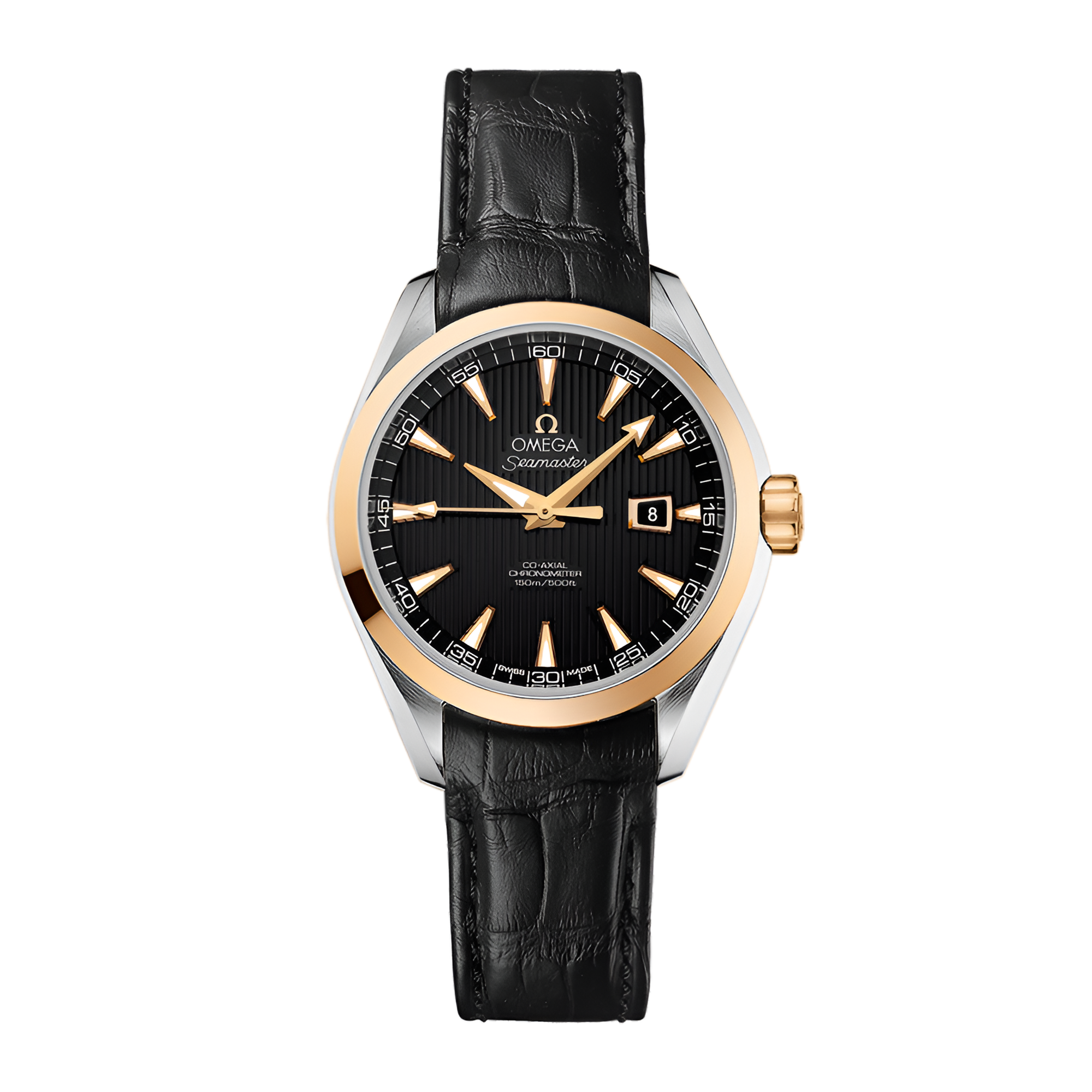 Omega Aqua Terra Yellow Gold Green Dial 34mm 220.53.34.20.10.001