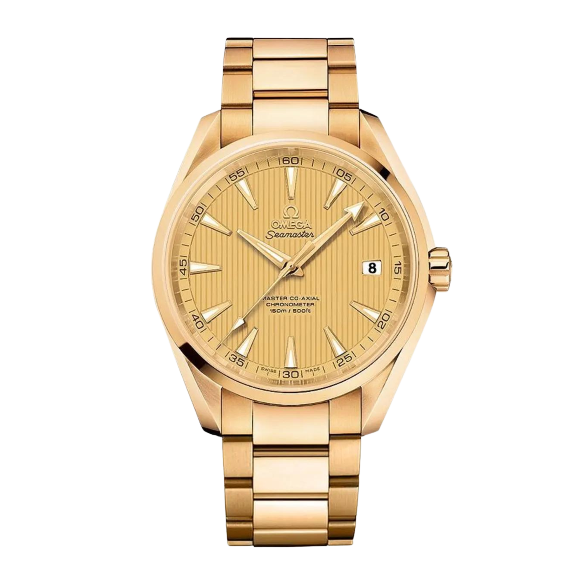 Aqua Terra Yellow Gold Champagne Dial 41mm Product Image