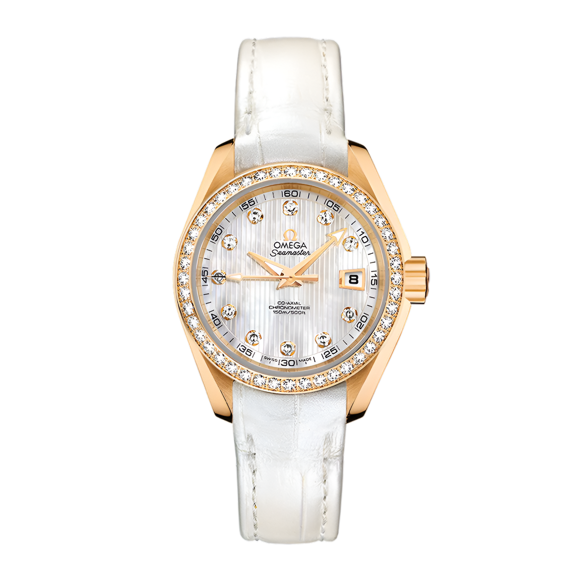 Aqua Terra Yellow Gold White Dial 30mm Product Image