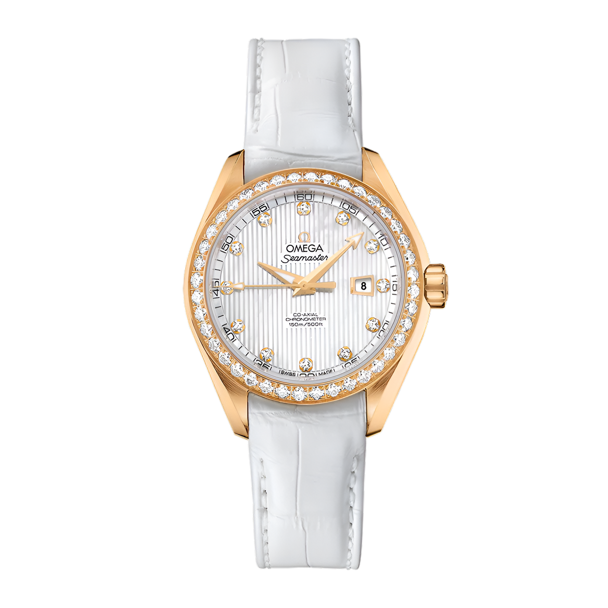 Aqua Terra Yellow Gold White Dial 34mm Product Image