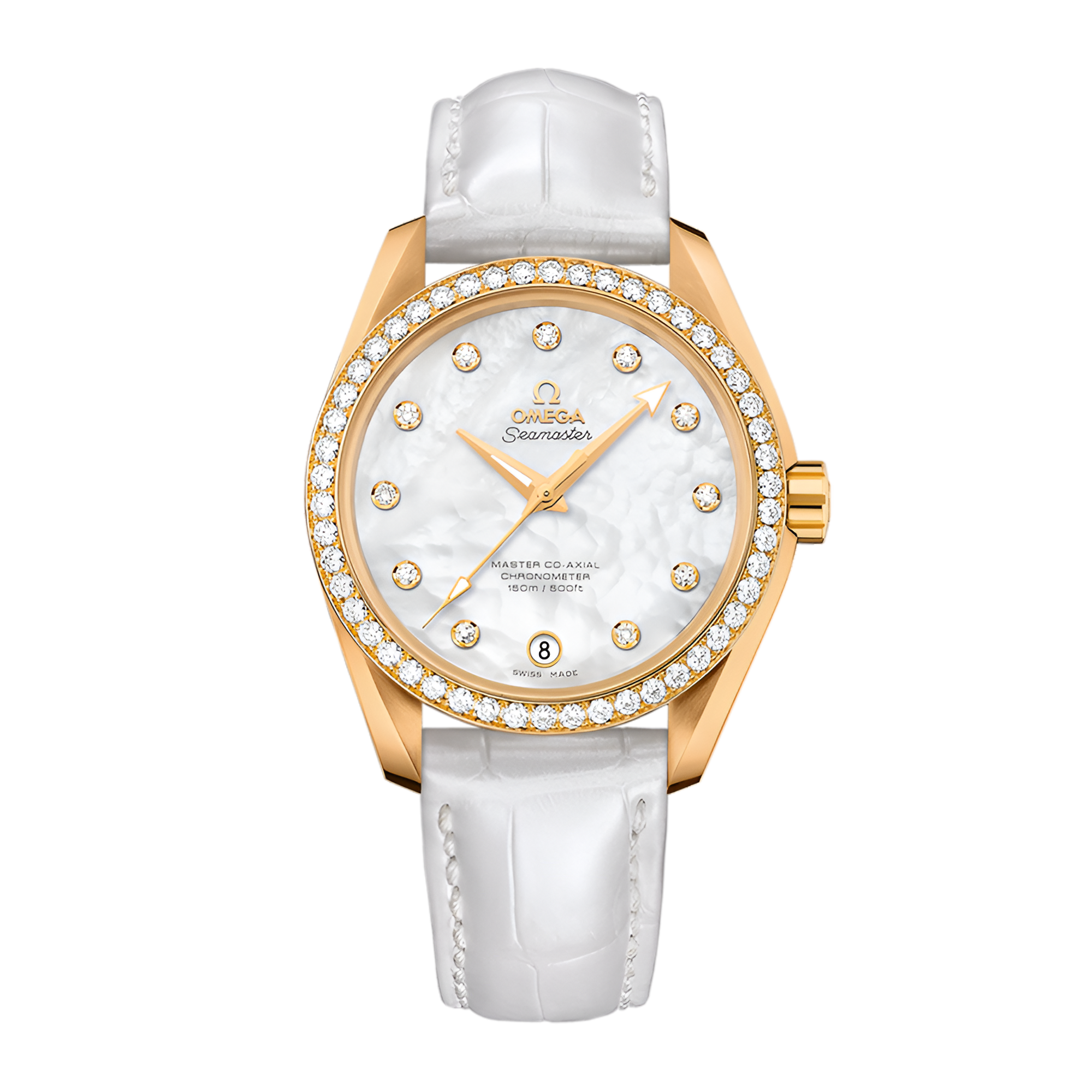Aqua Terra Yellow Gold White Dial 38mm Product Image