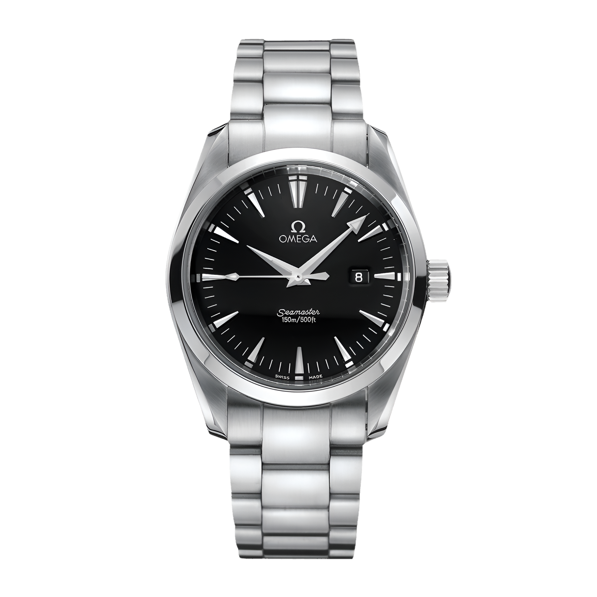 Aqua Terra Steel Black Dial 39mm Product Image
