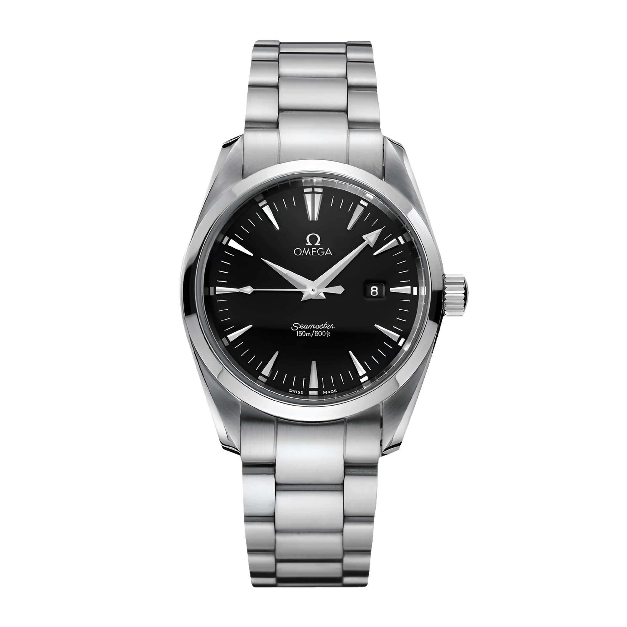 Aqua Terra 36 Stainless Steel Black Dial Product Image