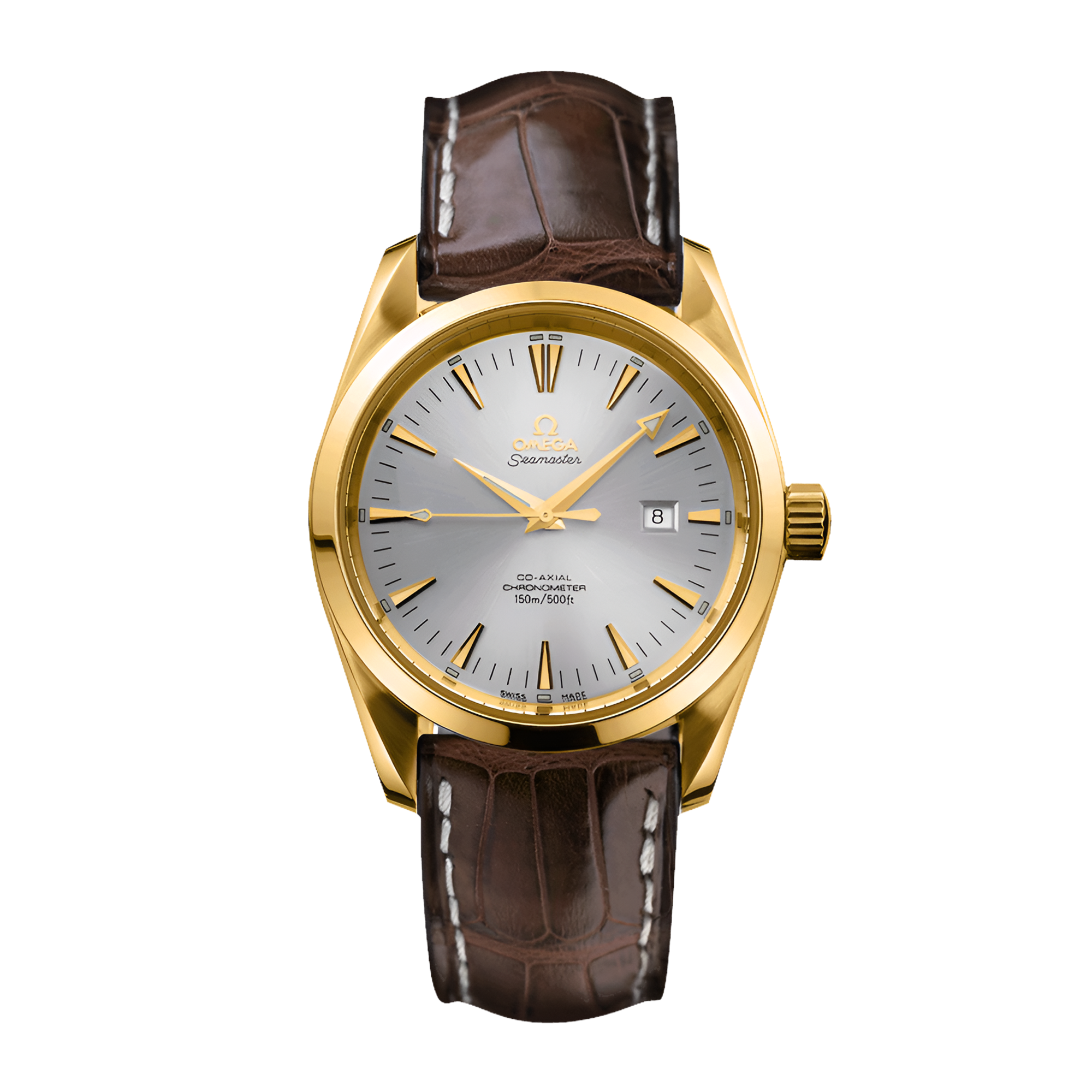 Aqua Terra Yellow Gold Silver Dial 36mm Product Image