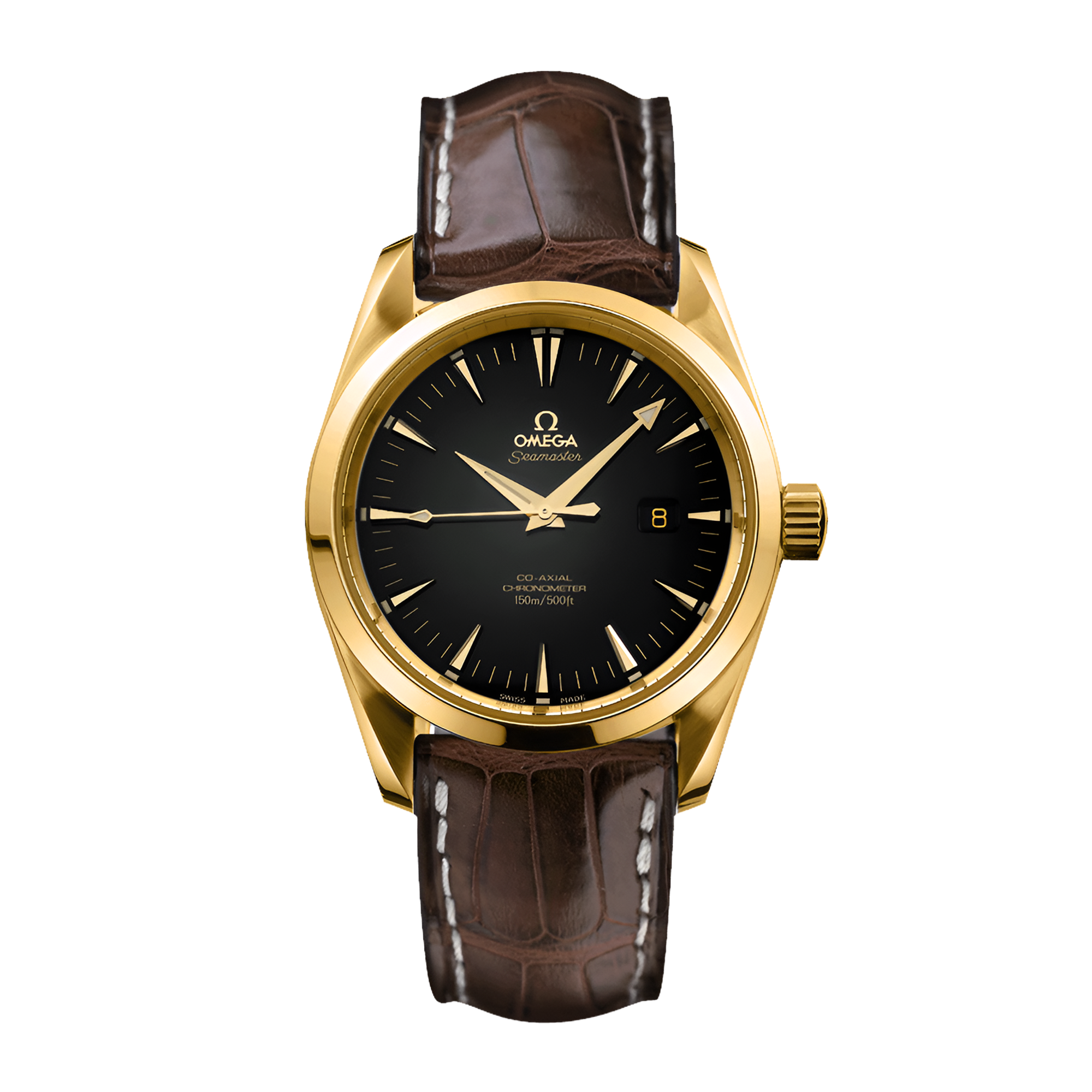 Aqua Terra Yellow Gold Black Dial 36mm Product Image