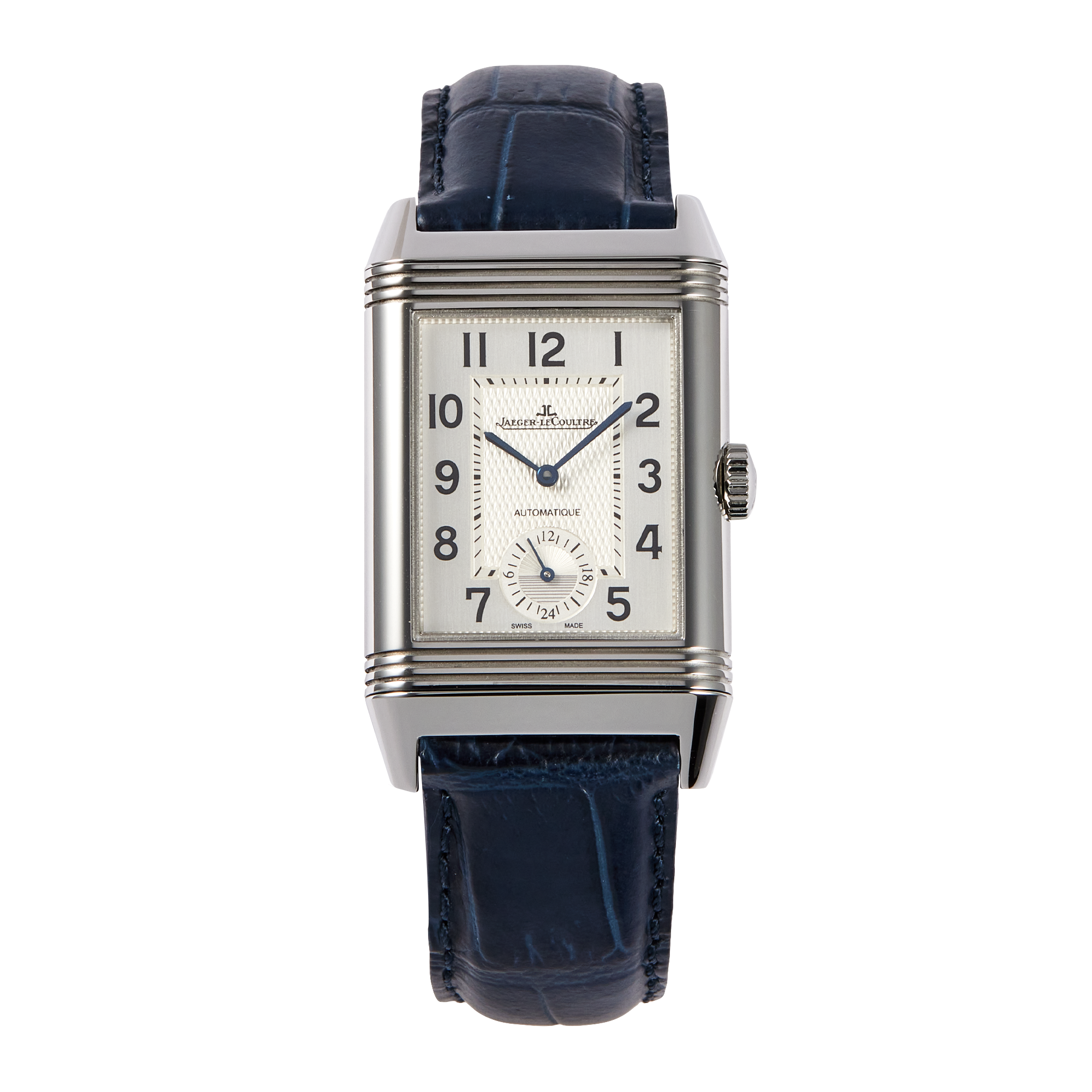 Reverso Classic Large Duoface Steel Silver Dial 28mm Product Image 3