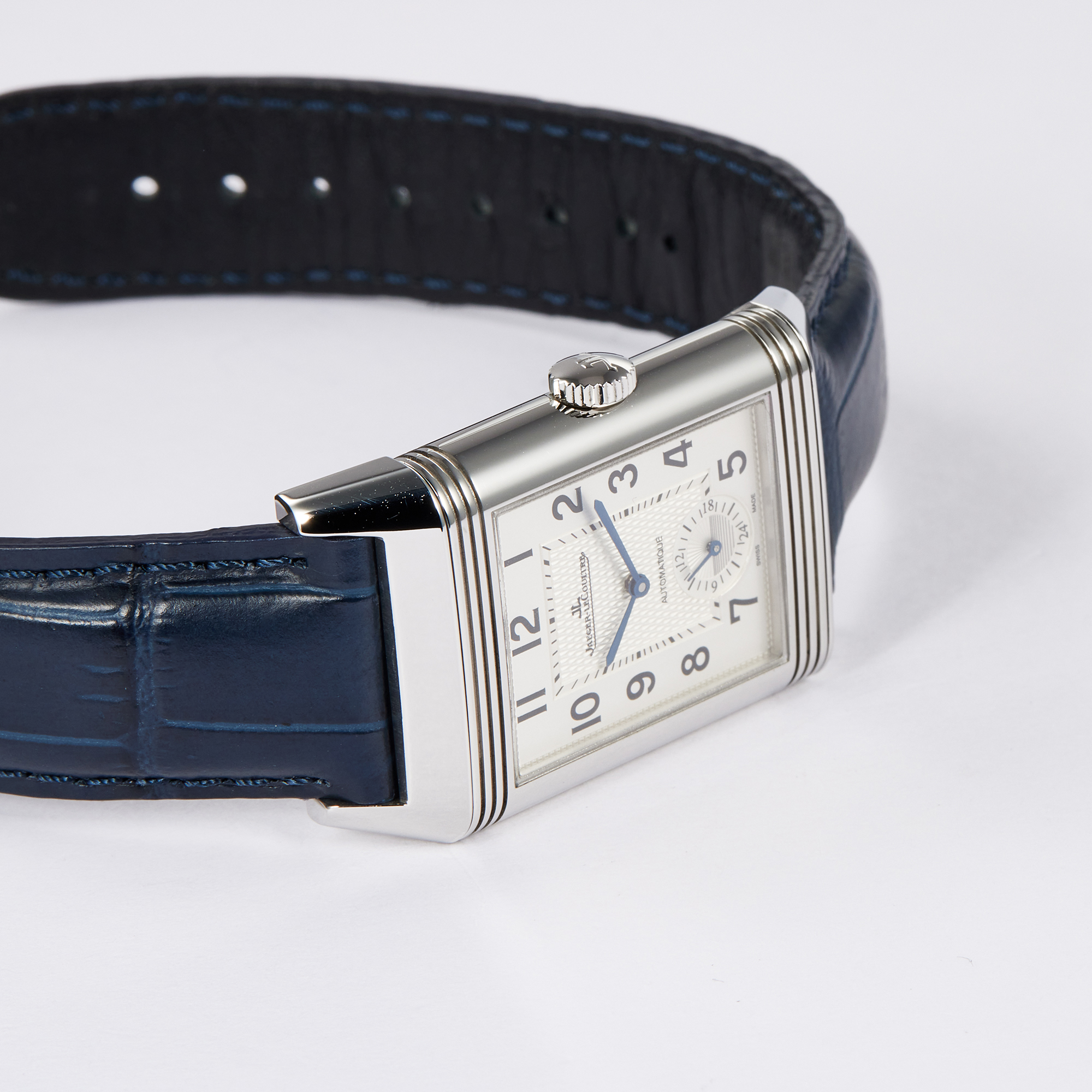 Reverso Classic Large Duoface Steel Silver Dial 28mm Product Image 10