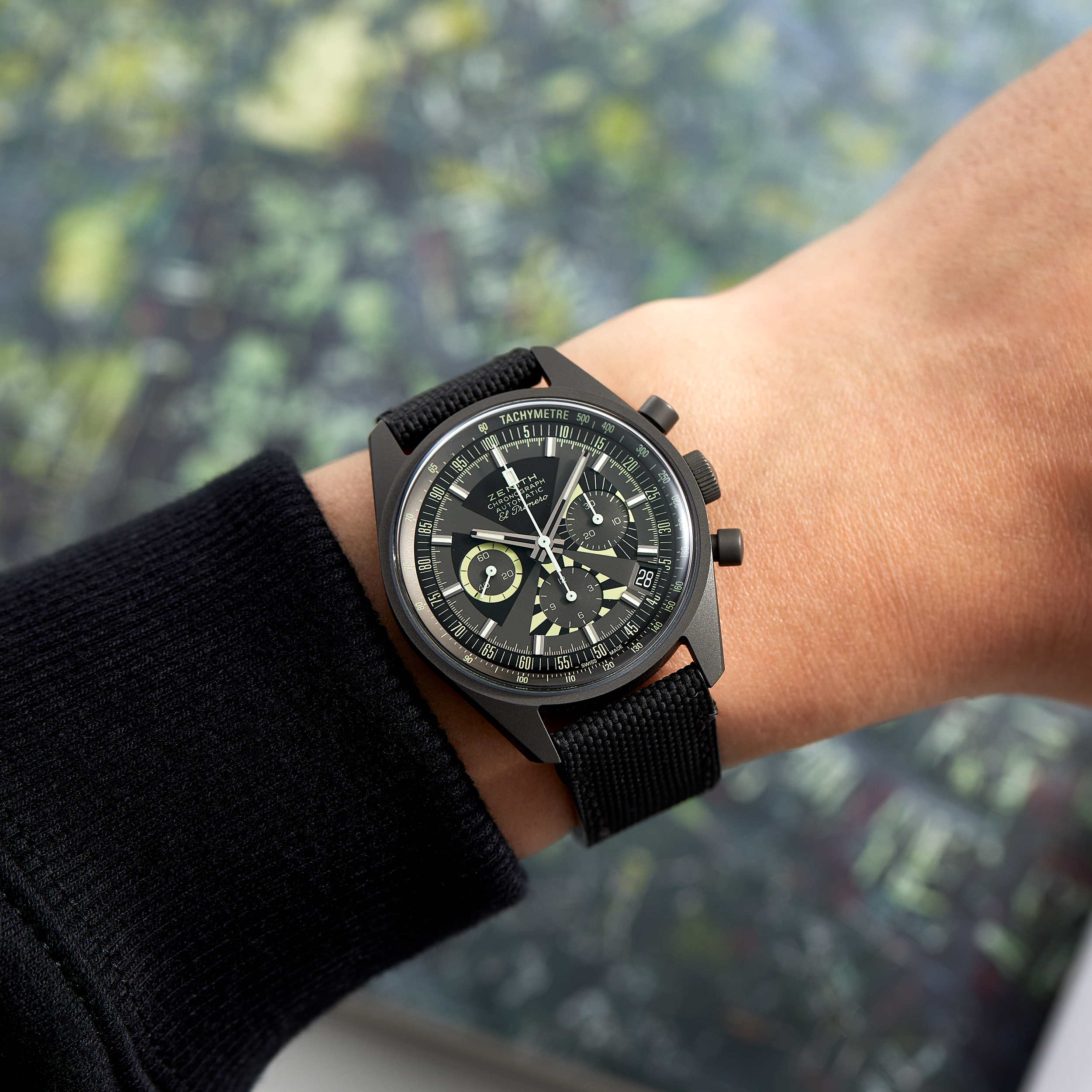 Chronomaster Revival "Poker Chip" Titanium Black Dial 38mm Product Image