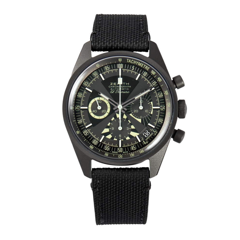 Chronomaster Revival "Poker Chip" Titanium Black Dial 38mm Product Image