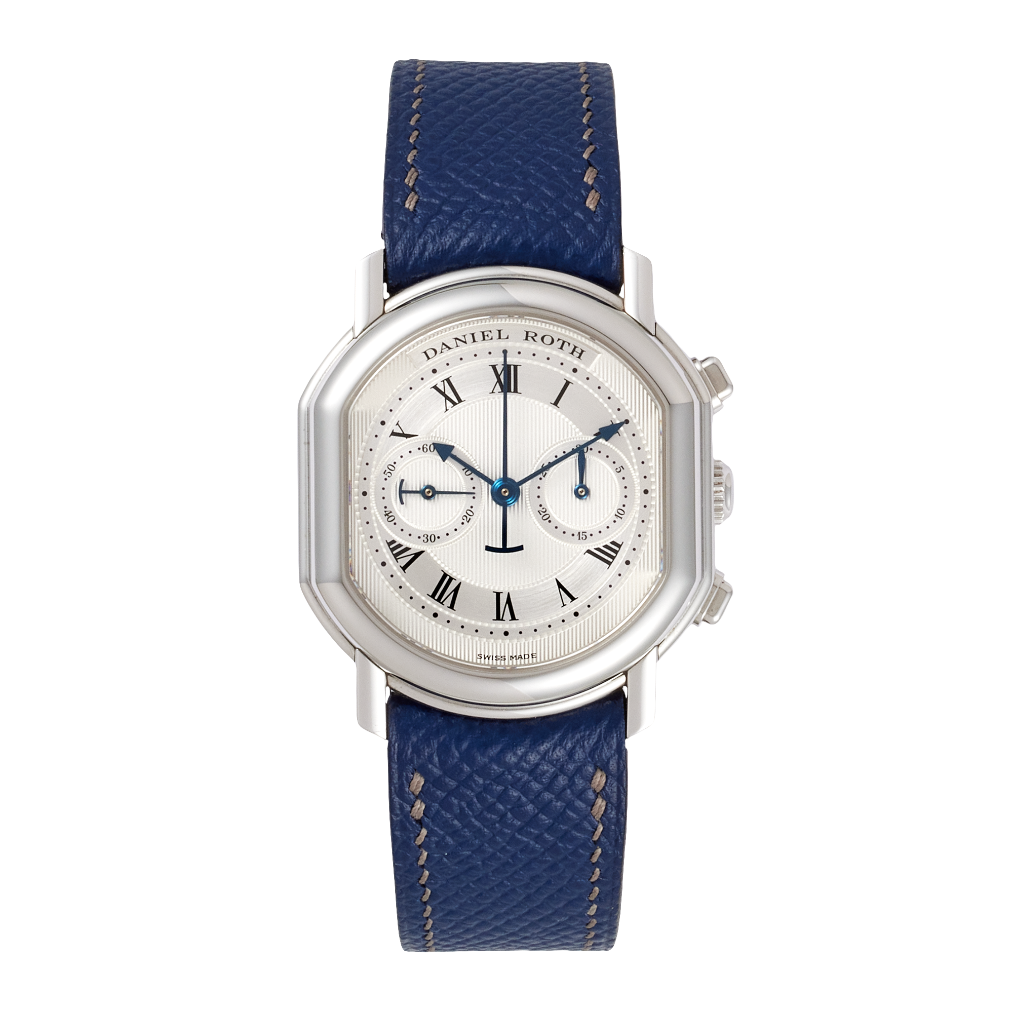 Mid-Size Chronograph Stainless Steel Silver Dial Product Image