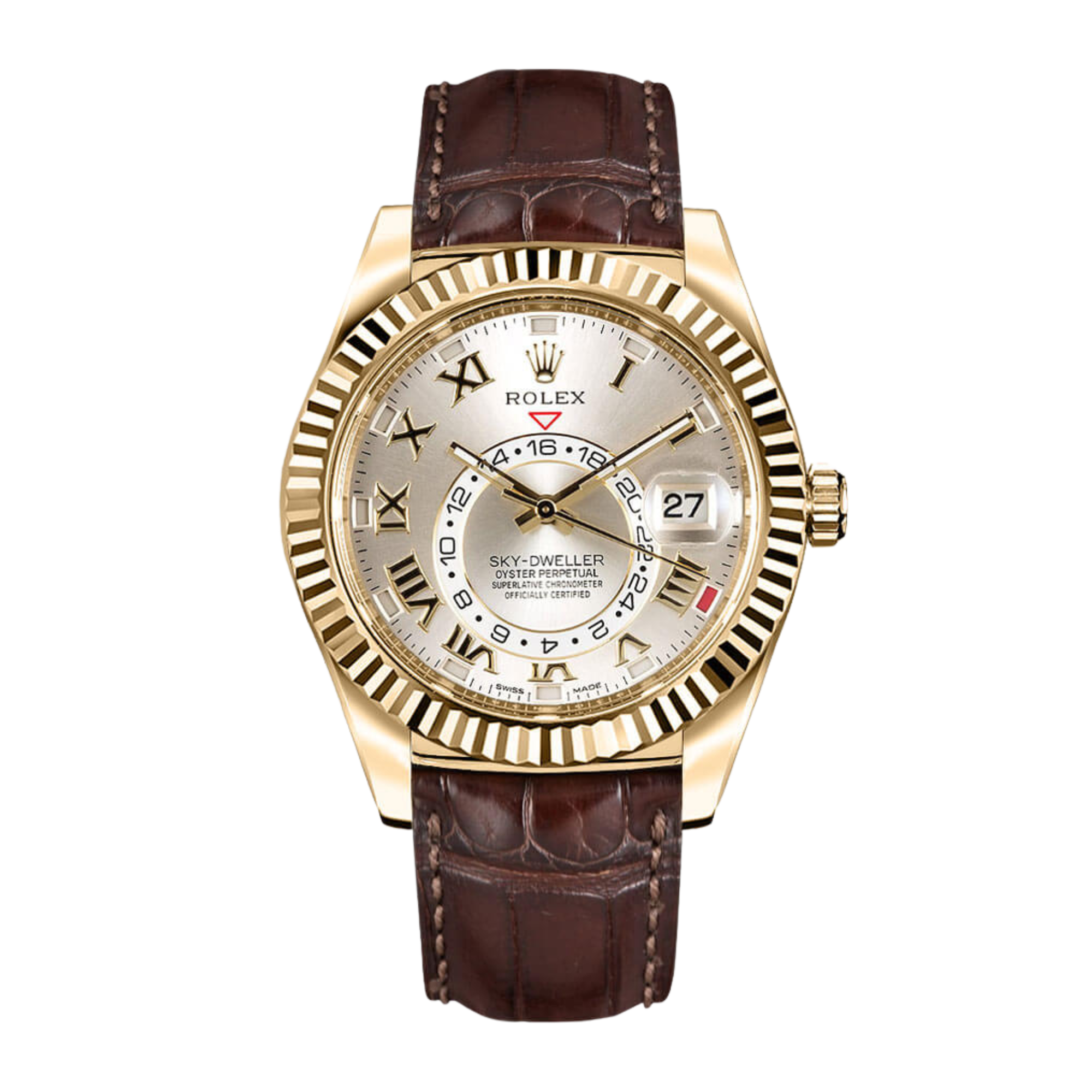 Sky-Dweller Yellow Gold Silver Dial 42mm Product Image
