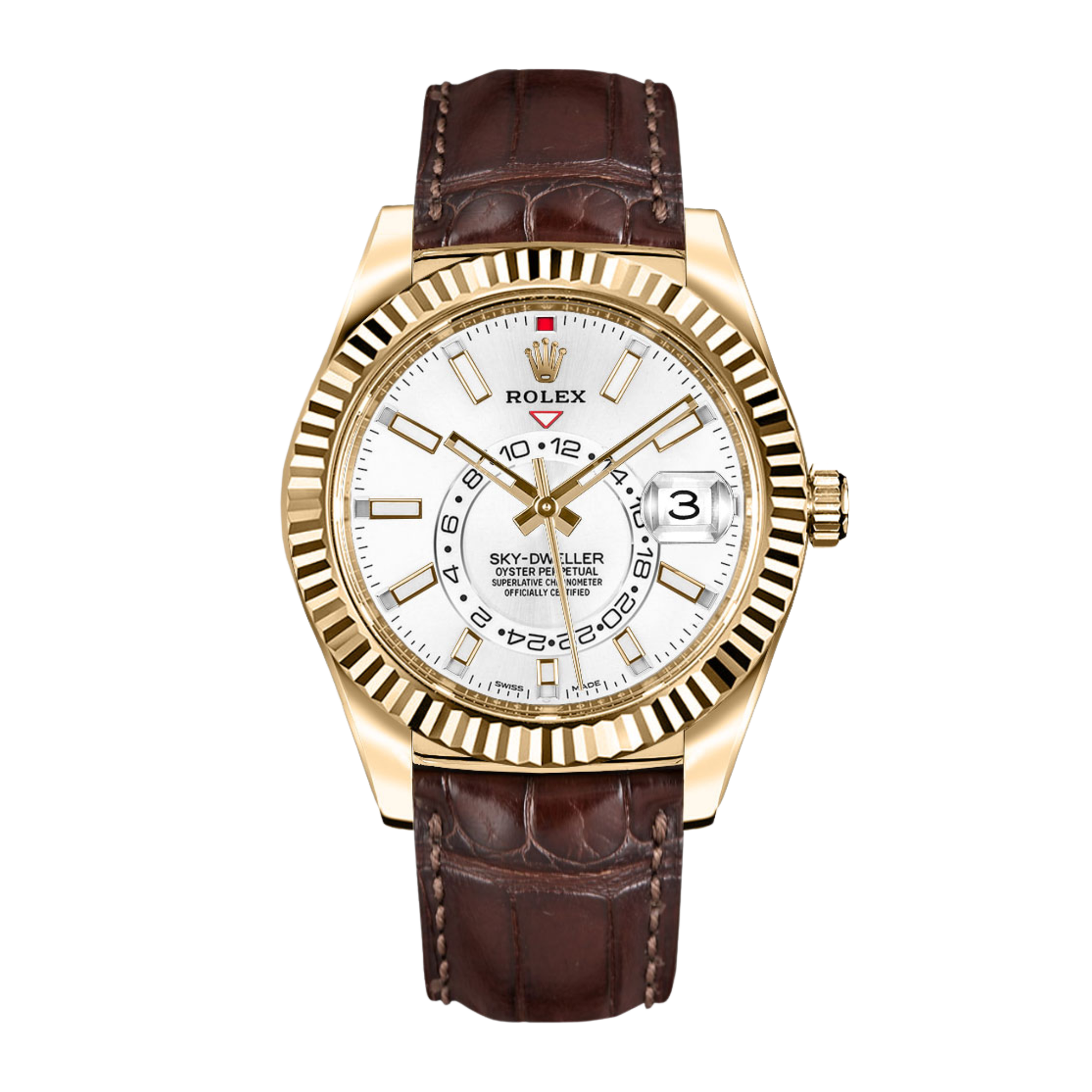 Sky-Dweller Yellow Gold White Dial 42mm Product Image