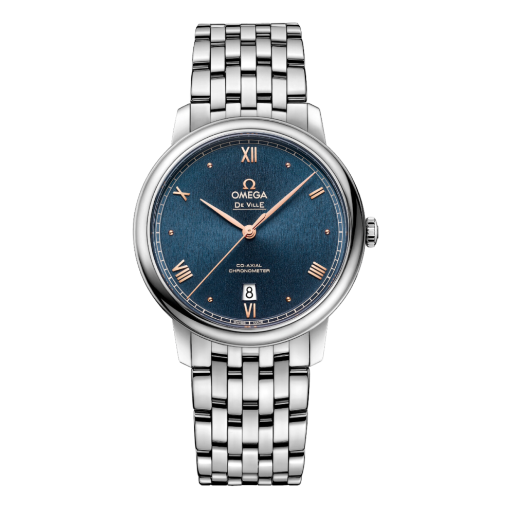 De Ville Prestige Steel Blue Dial 39mm Product Image