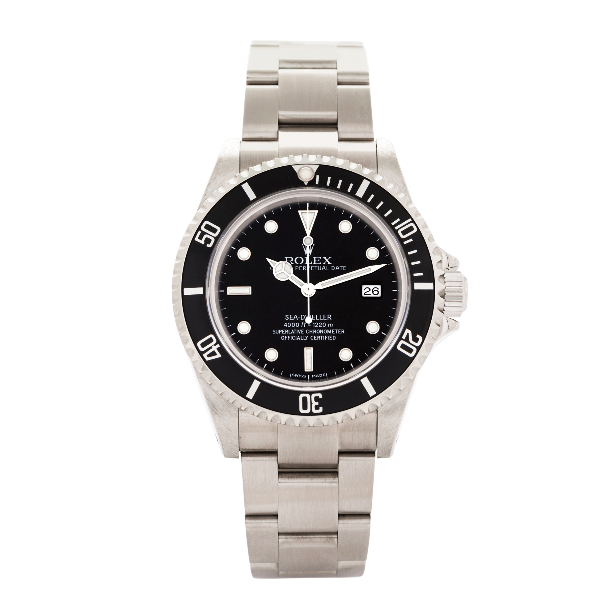 Sea-Dweller Steel Black Dial 40mm Product Image