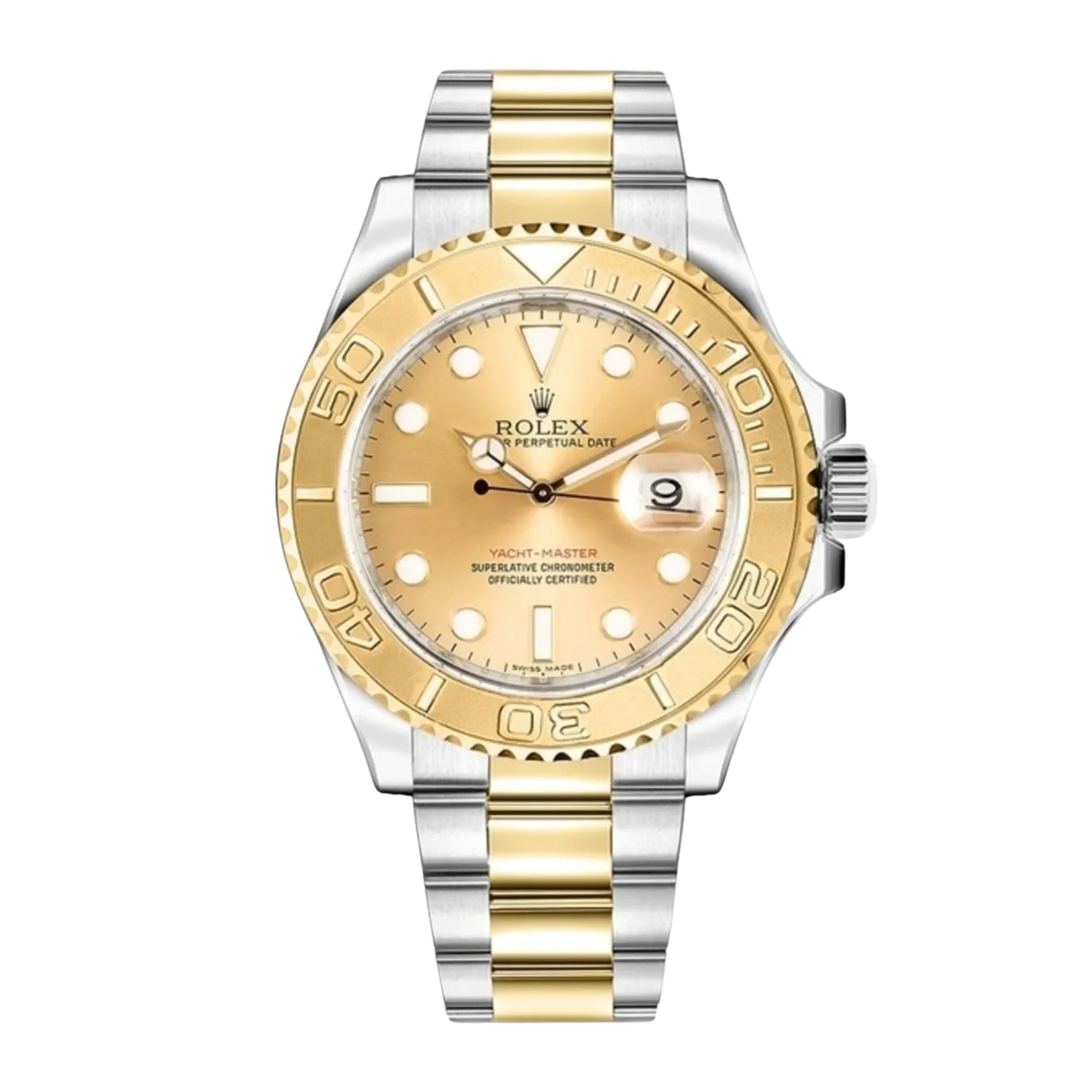 Yacht-Master 40 Yellow Gold & Steel Champagne Dial 40mm Product Image