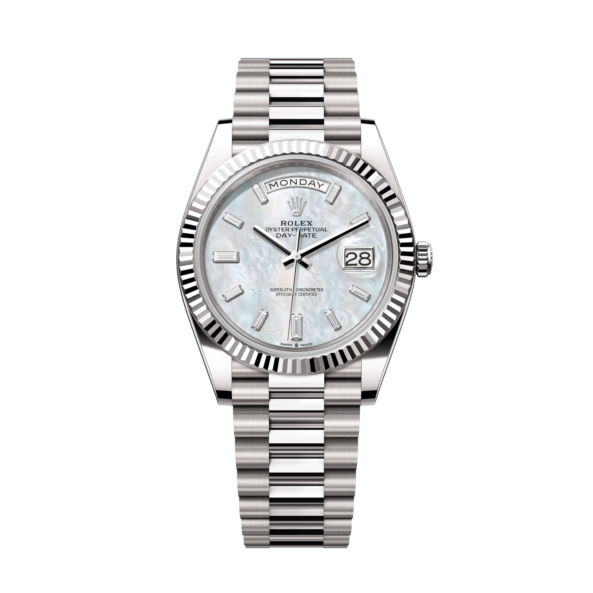 Rolex Day-Date White Gold Mother of Pearl Dial 40mm 228239-0078
