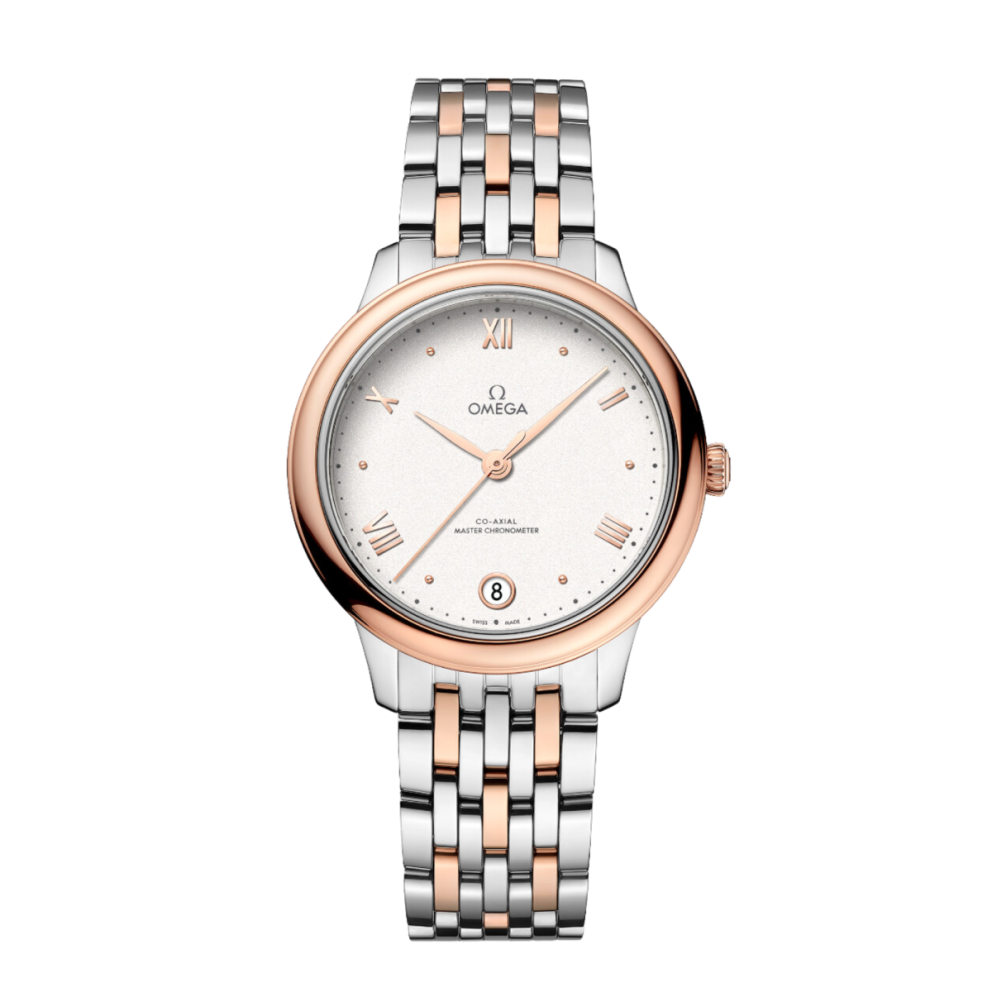 De Ville Chronometer Rose Gold & Steel White Dial 34mm Product Image